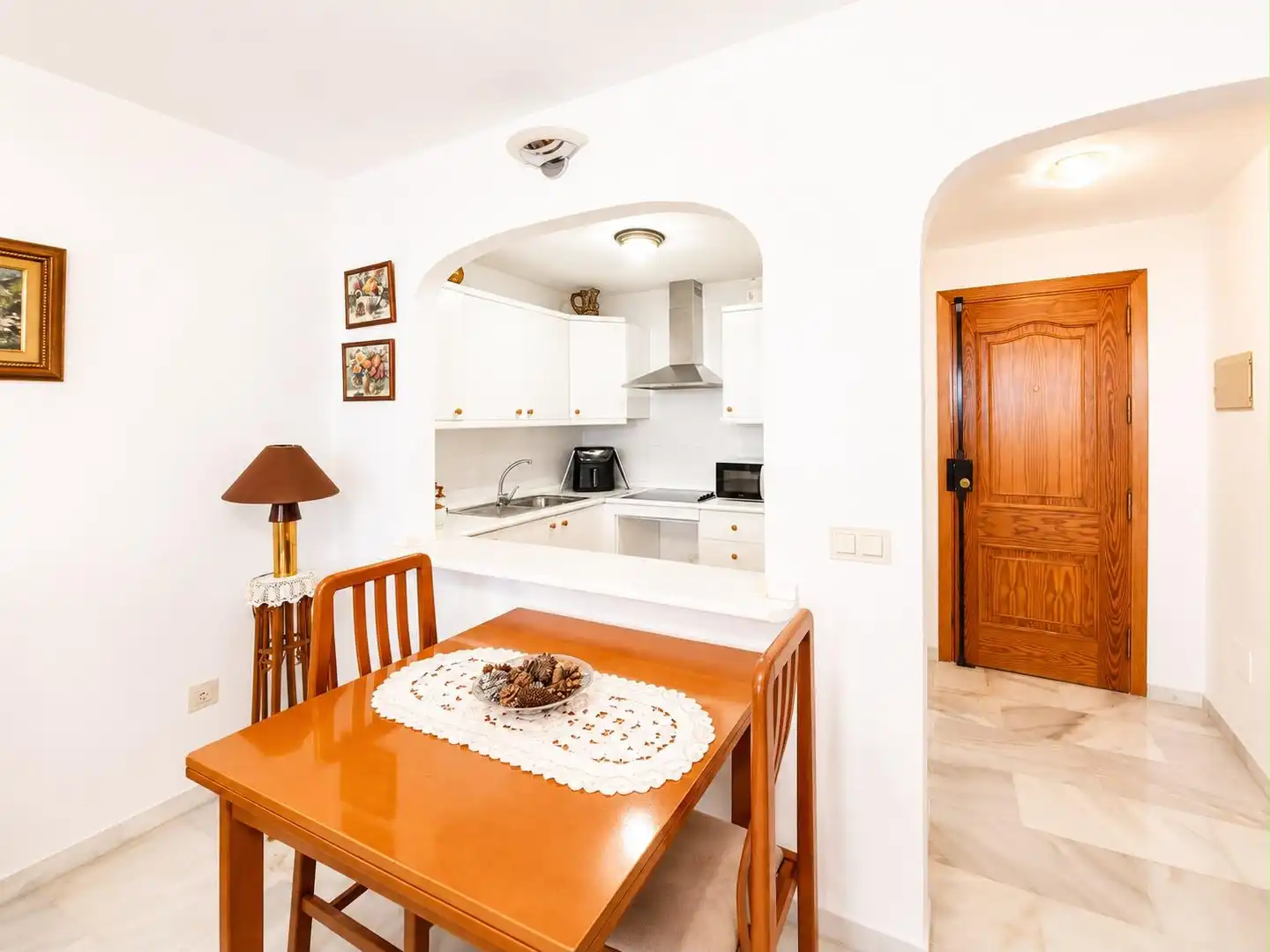 Kitchen of Flat for sale in Benalmádena  with Air Conditioner, Terrace and Furnished