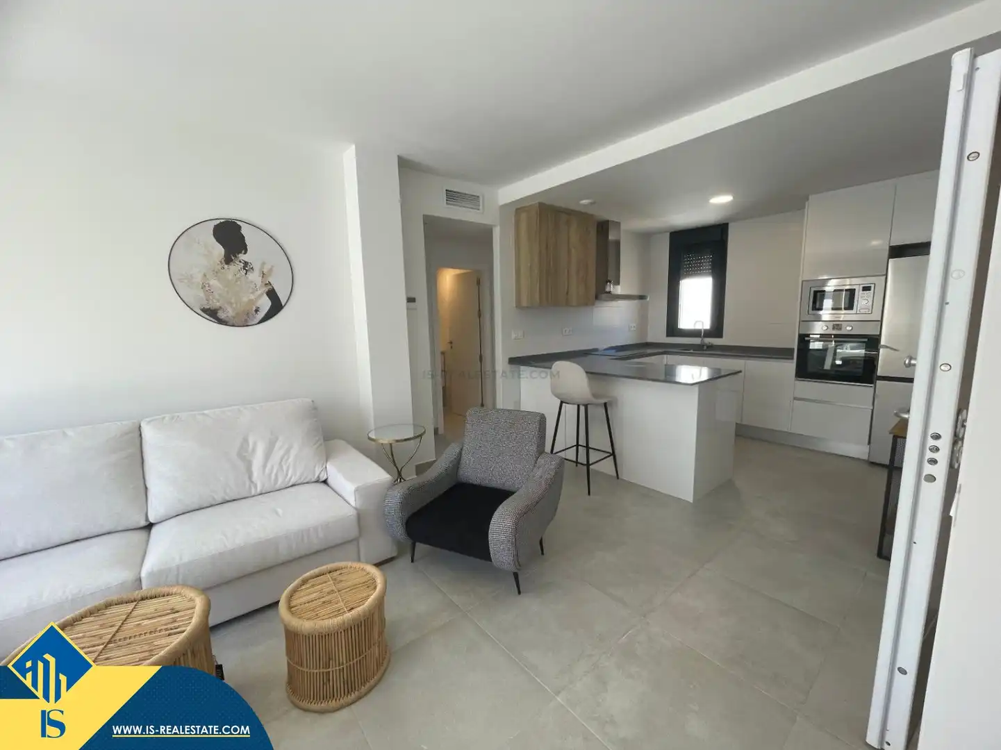Living room of Flat for sale in Orihuela  with Terrace, Furnished and Oven