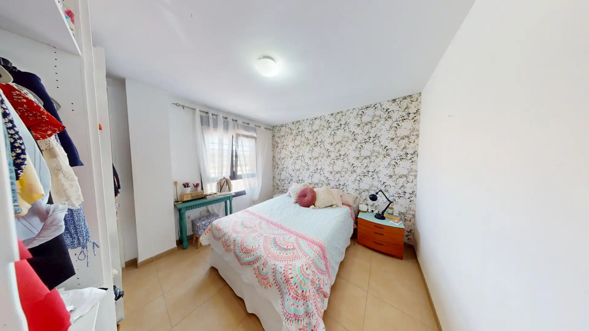 Bedroom of Flat for sale in Roquetas de Mar  with Air Conditioner, Heating and Private garden