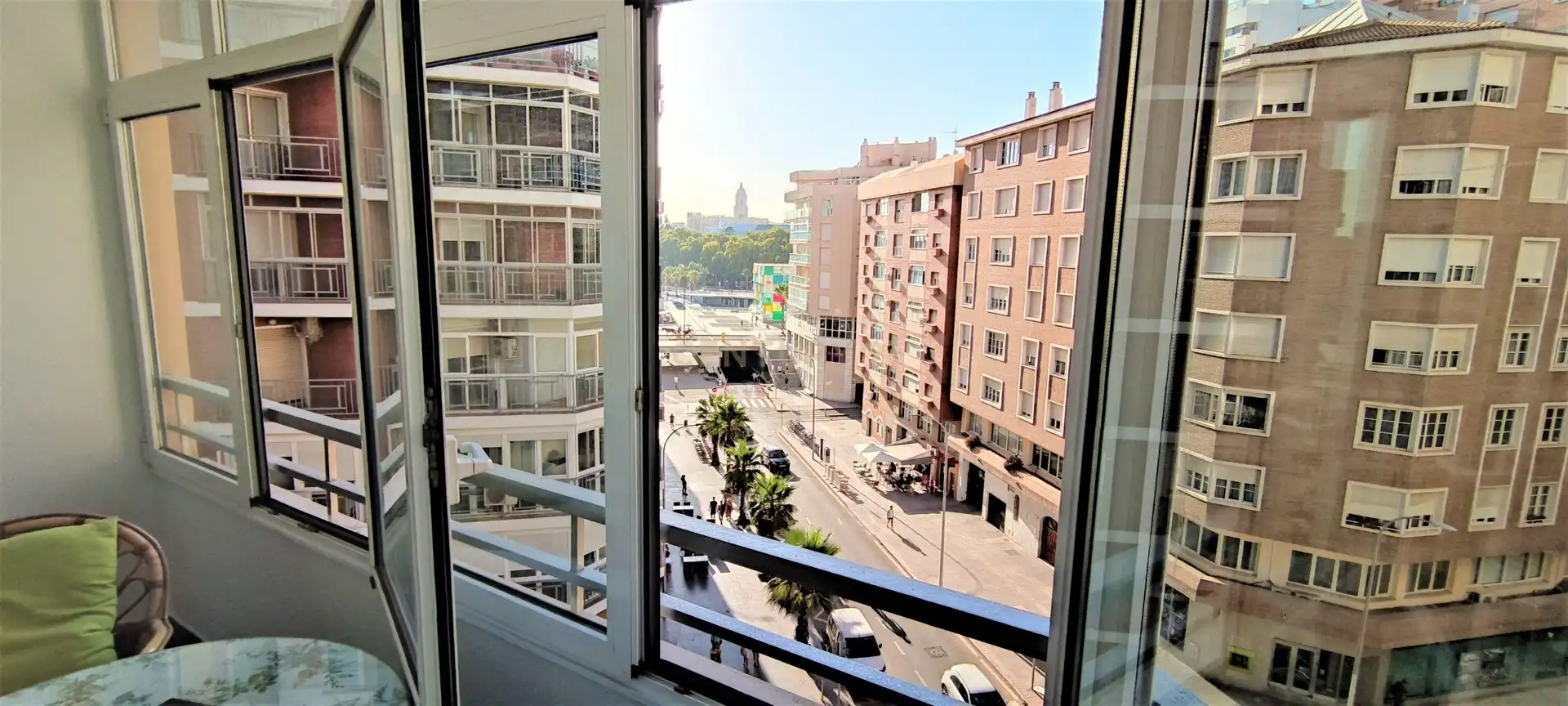 Außenansicht von Wohnung zur Miete in Málaga mit Klimaanlage