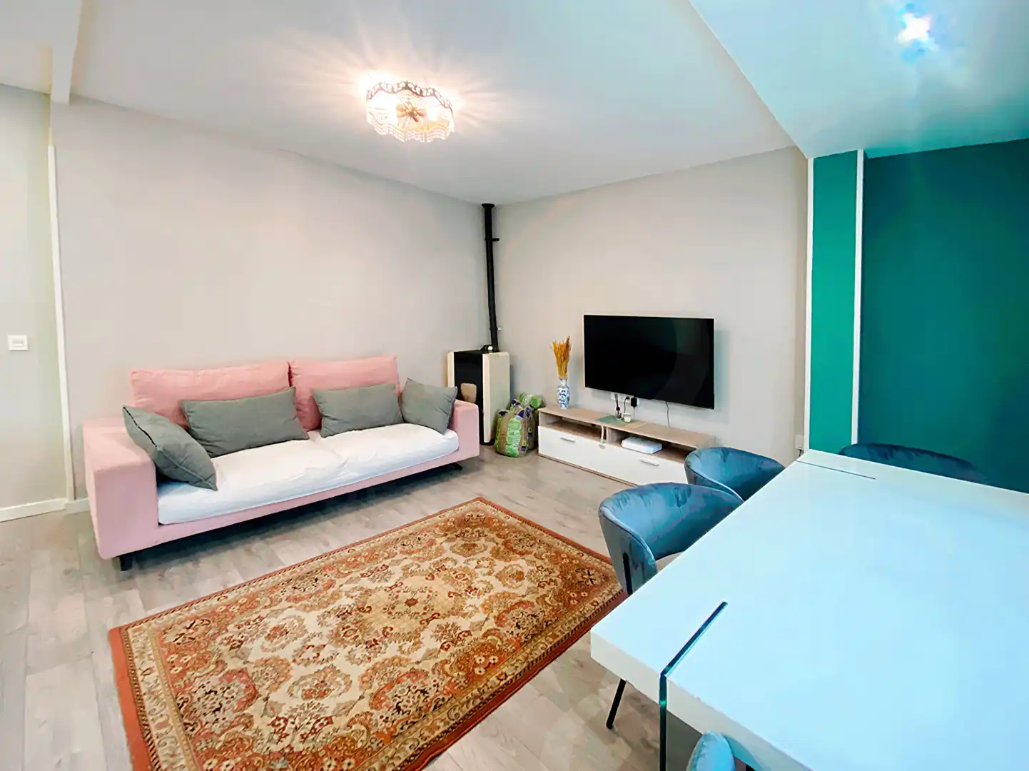 Living room of Flat for sale in Langreo  with Air Conditioner and Heating