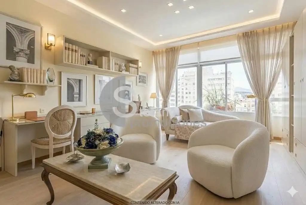 Sala de estar de Dúplex en venta en Málaga con Aire acondicionado y Parquet