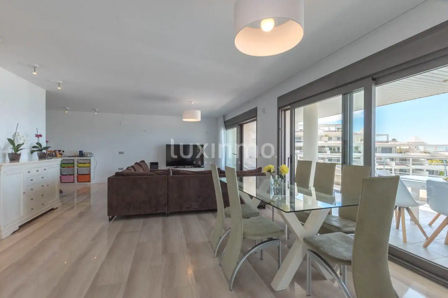 Sala de estar de Ático en venta en Altea con Aire acondicionado, Calefacción y Terraza