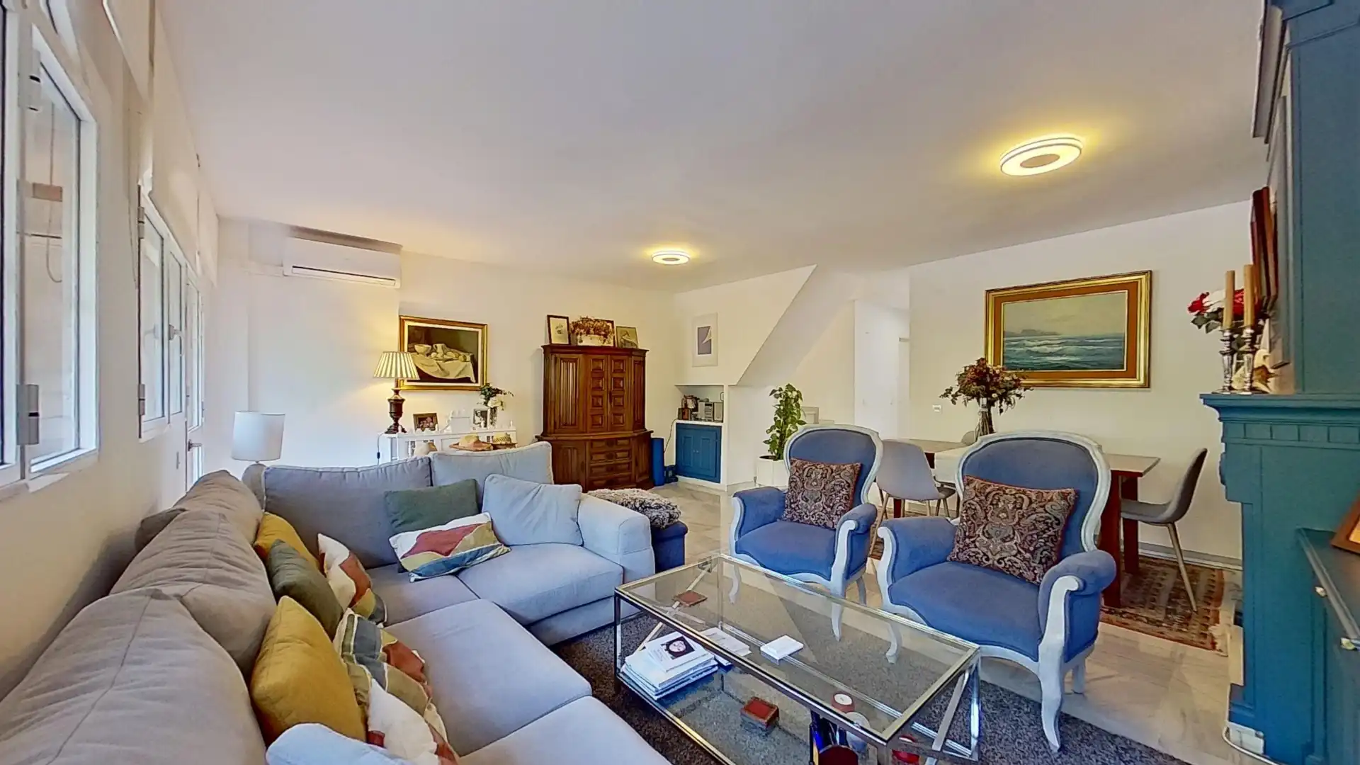 Sala de estar de Piso en venta en Málaga con Aire acondicionado, Terraza y Amueblado