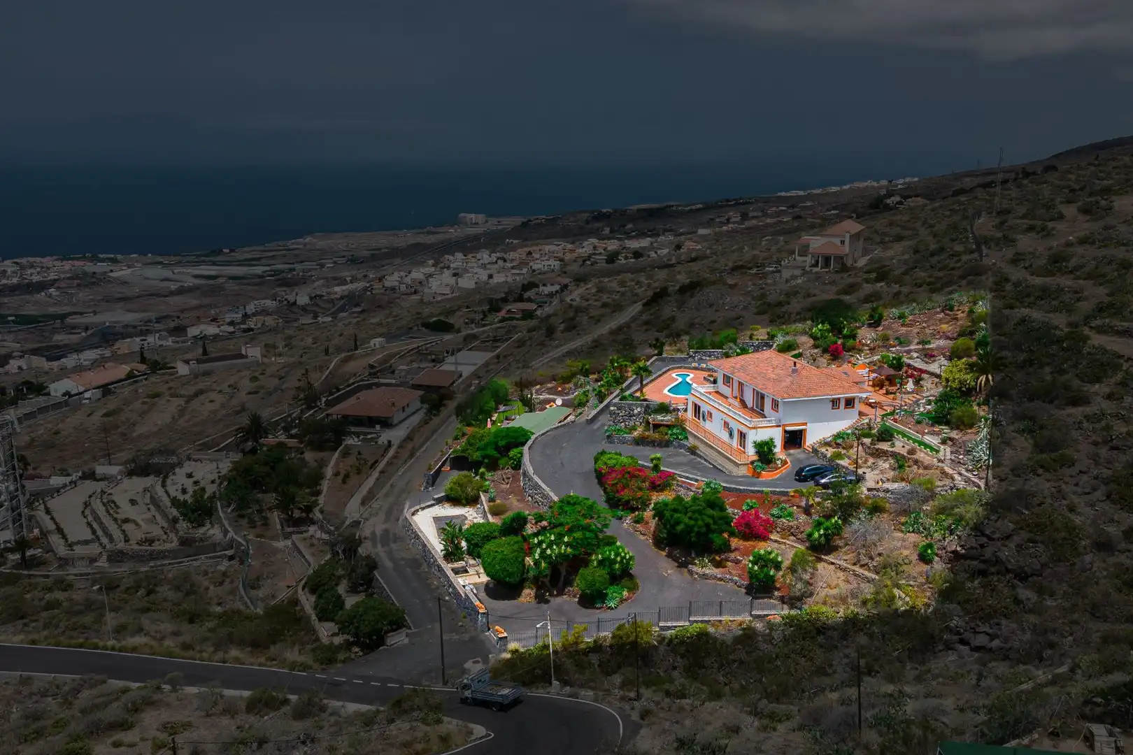 Vista exterior de Casa o chalet en venta en Adeje con Jardín privado, Terraza y Trastero