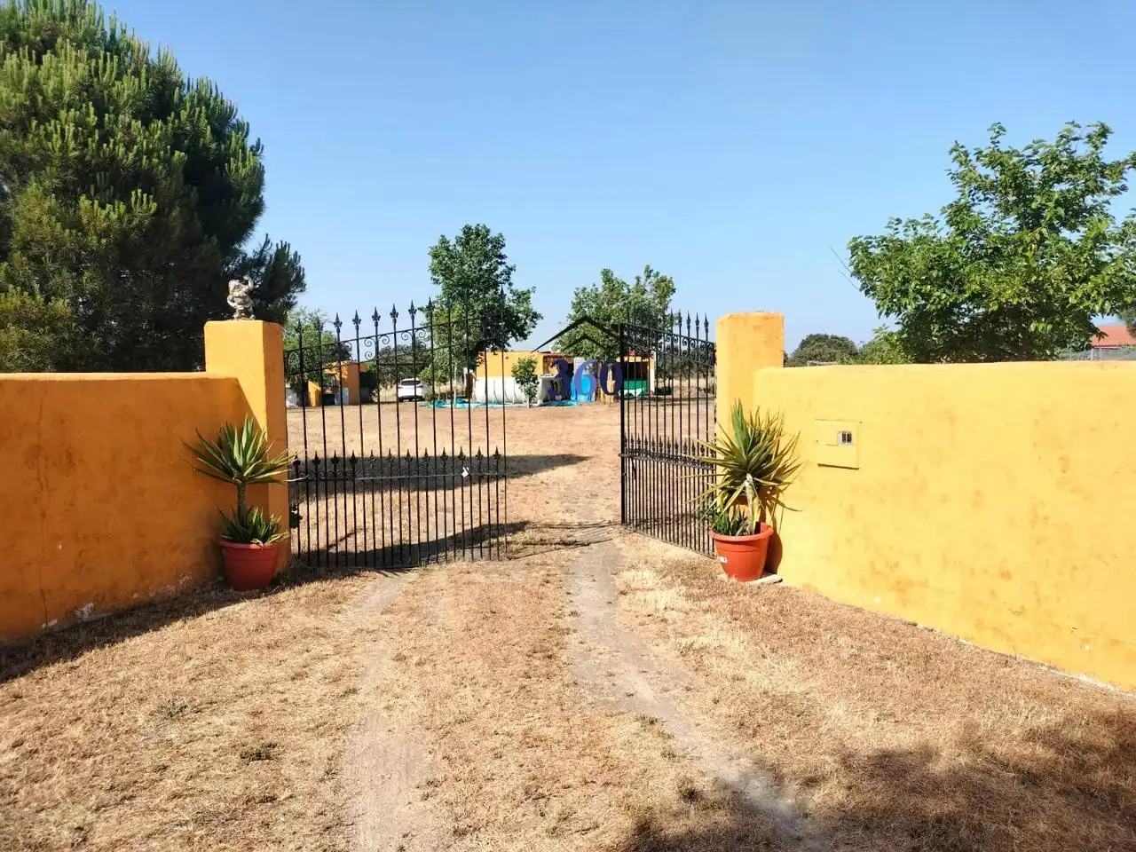 Jardín de Finca rústica en venta en Alcuéscar