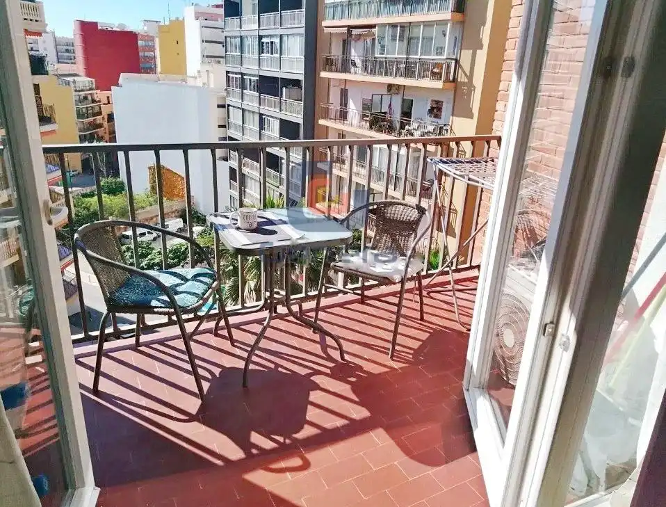 Terrasse von Wohnung zum Verkauf in Calpe / Calp mit Klimaanlage, Terrasse und Möbliert