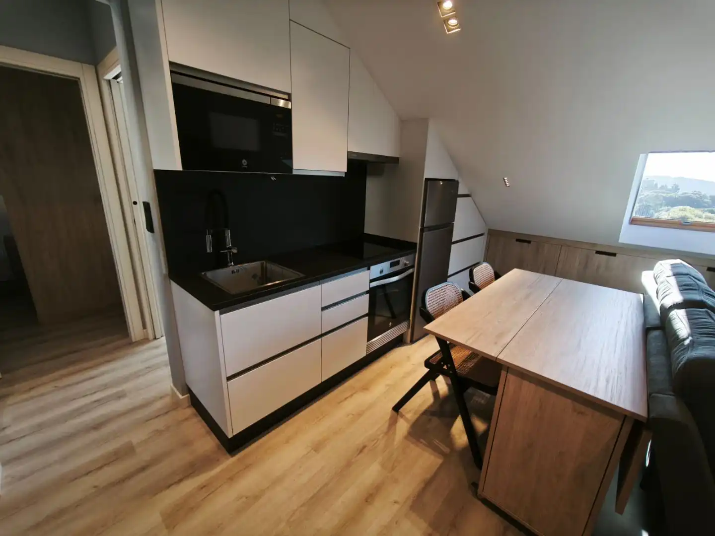 Kitchen of Flat for rent in Campus Norte - San Caetano