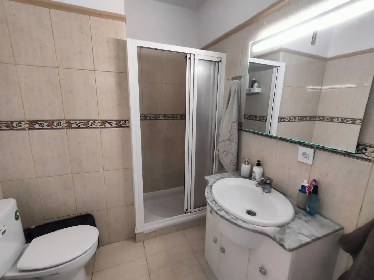 Bathroom of Flat for rent in San Cristóbal de la Laguna  with Terrace, Furnished and Washing machine