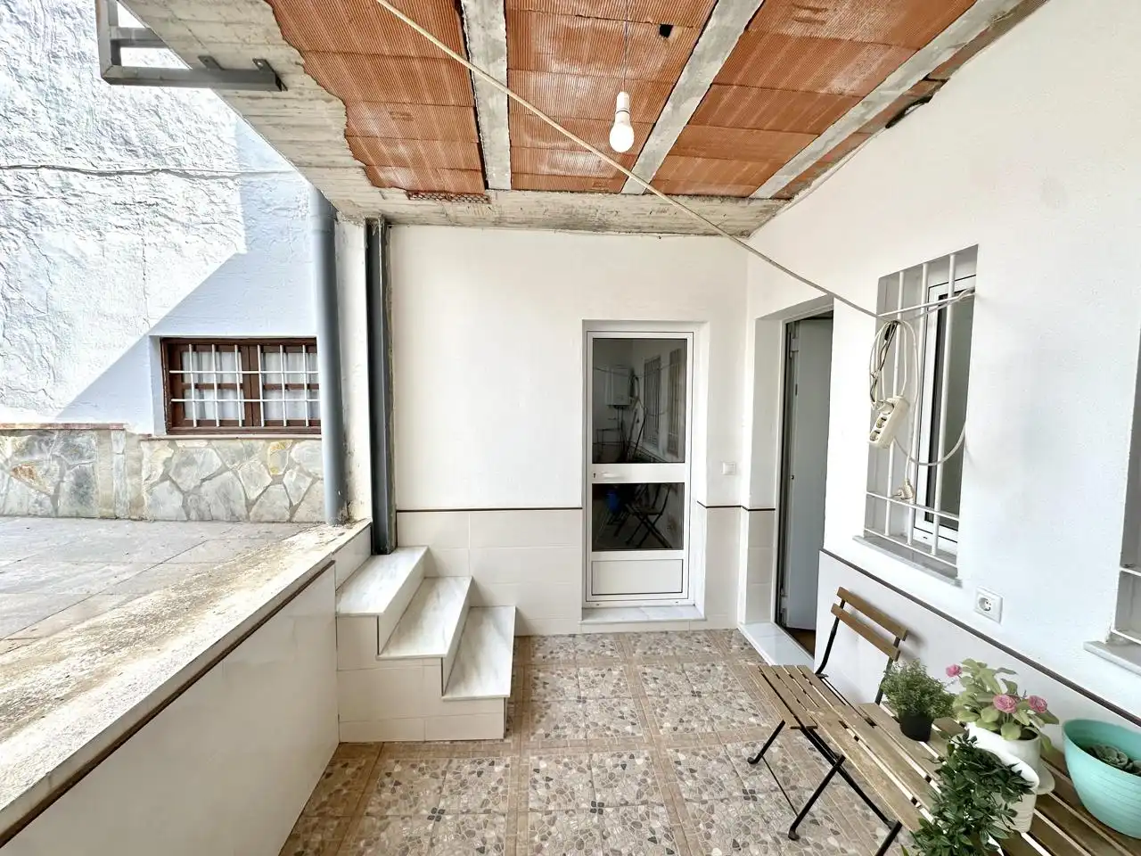 Terraza de Casa o chalet en venta en Villanueva de Algaidas con Aire acondicionado, Trastero y Balcón