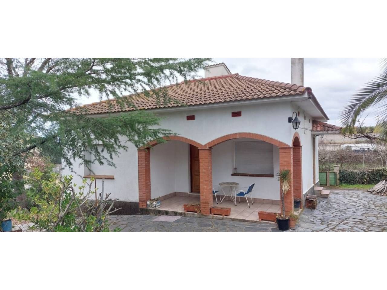 Vista exterior de Casa o xalet en venda en Caldes de Malavella amb Jardí privat