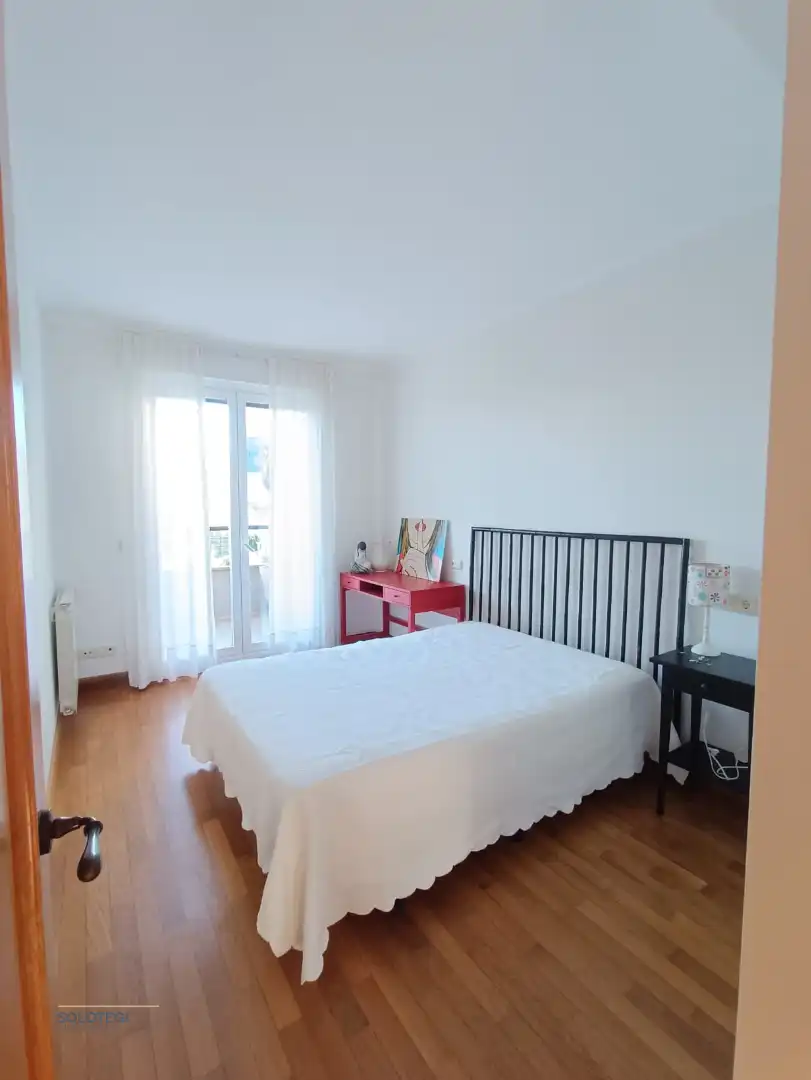 Bedroom of Flat for rent in Usurbil  with Heating, Terrace and Furnished