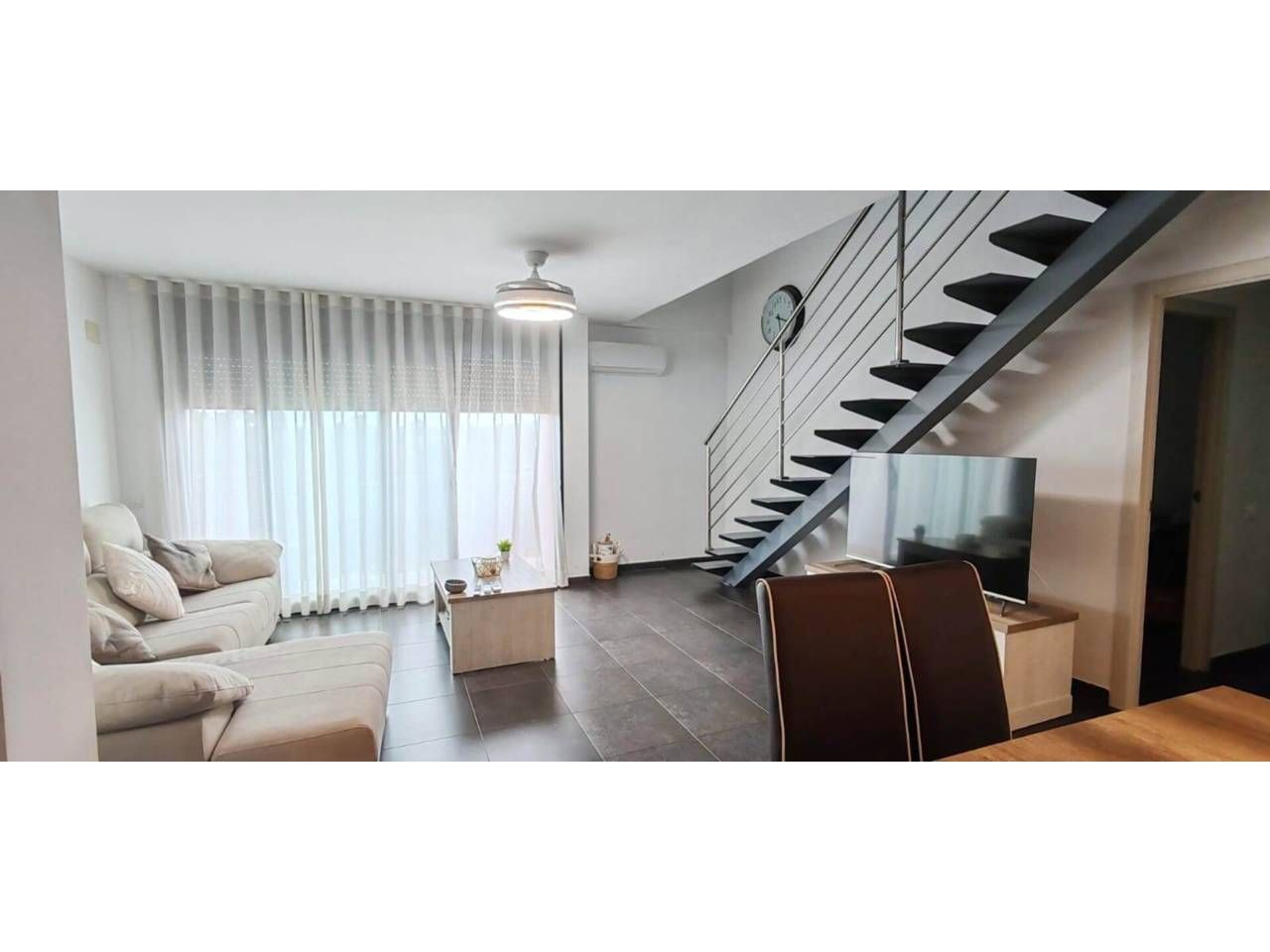 Living room of Attic for sale in Sils  with Air Conditioner, Heating and Terrace