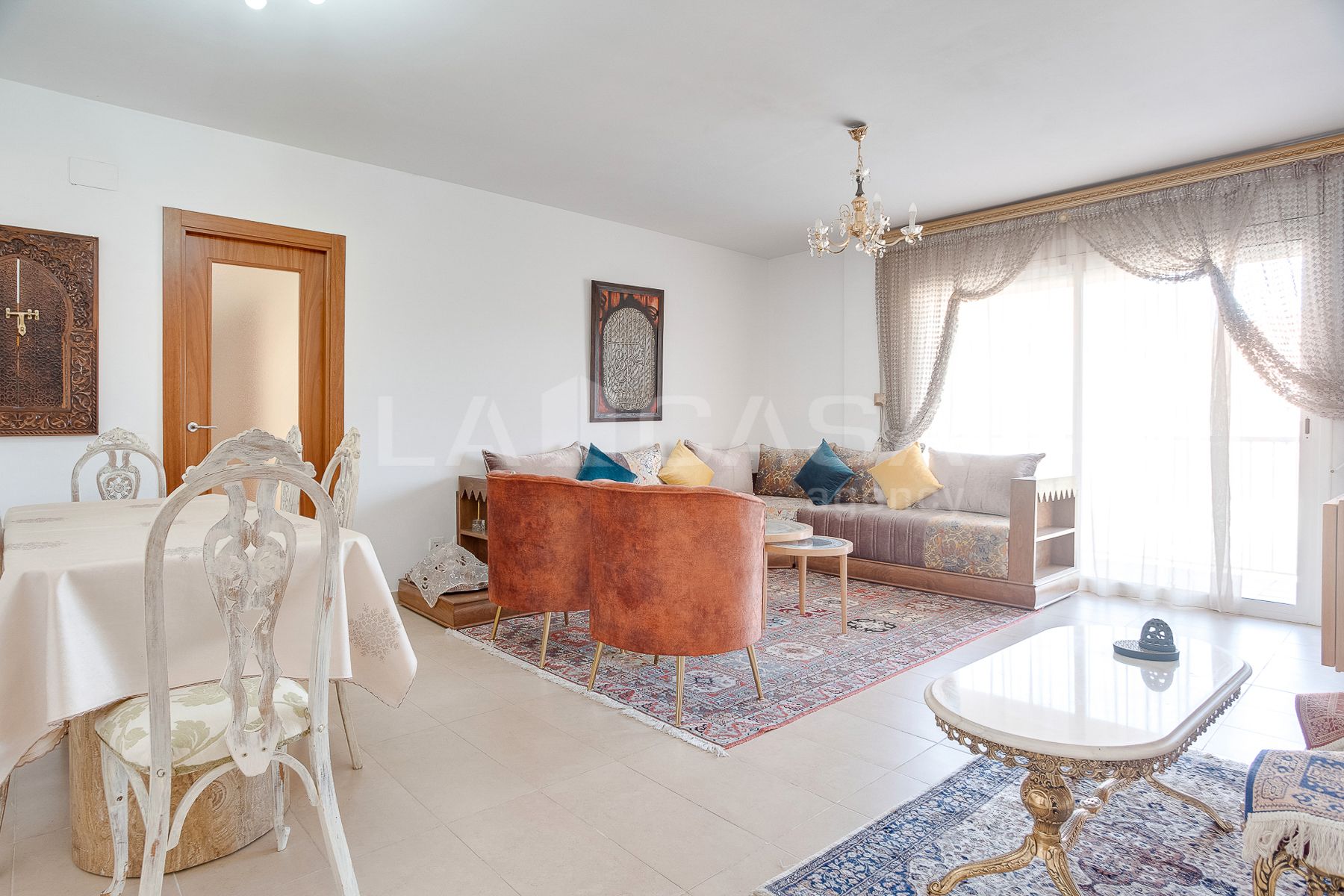 Sala de estar de Piso en venta en Canovelles con Piscina y Balcón