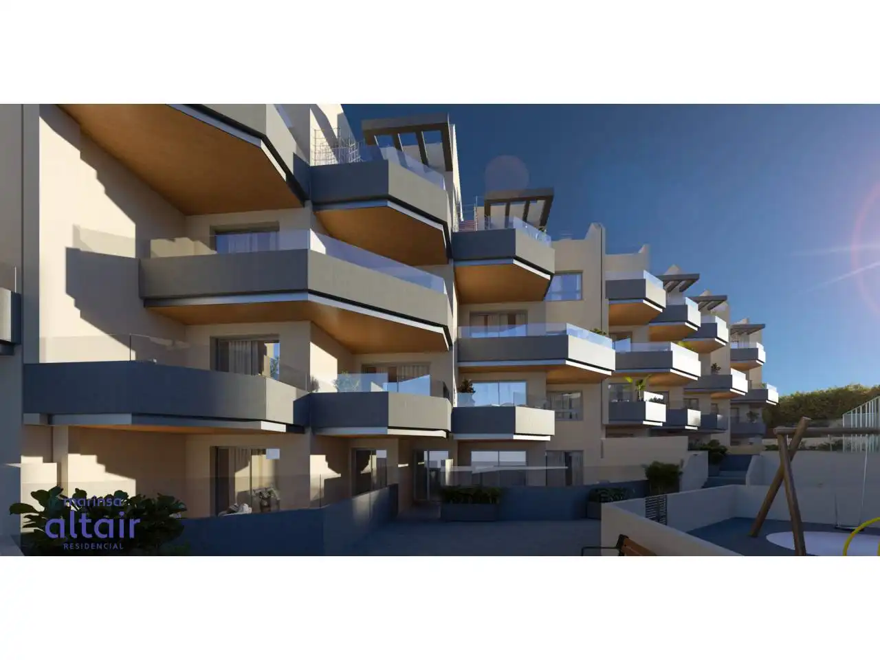 Vista exterior de Piso en venta en Torrox con Terraza, Trastero y Piscina comunitaria