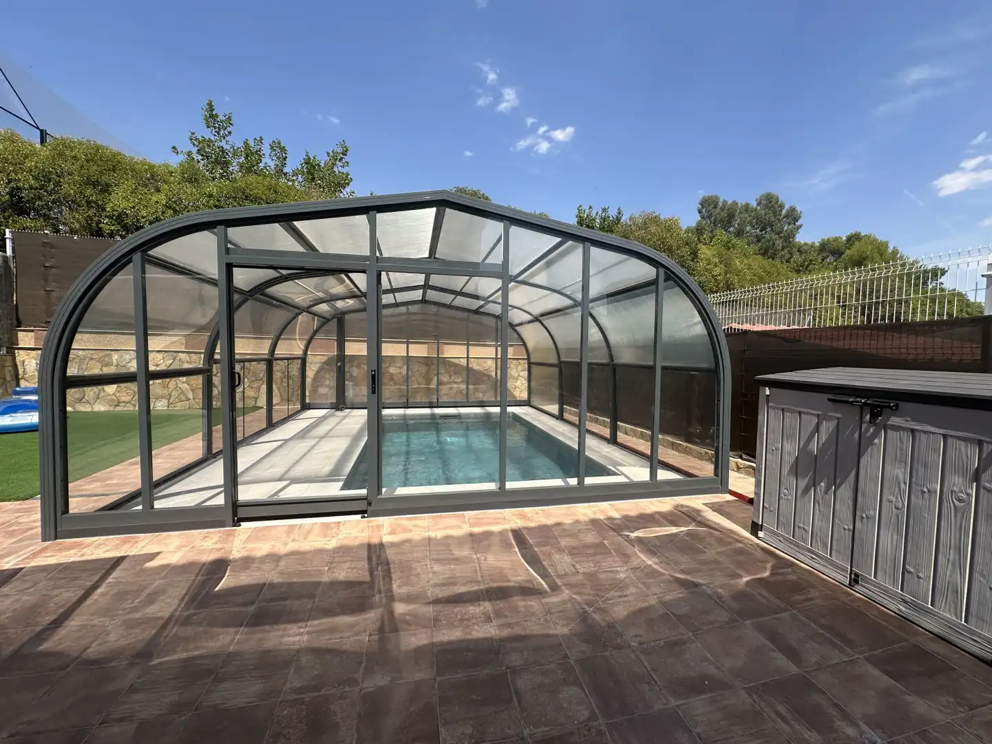 Piscina de Casa o chalet en venta en Almonacid de la Sierra con Aire acondicionado, Calefacción y Terraza
