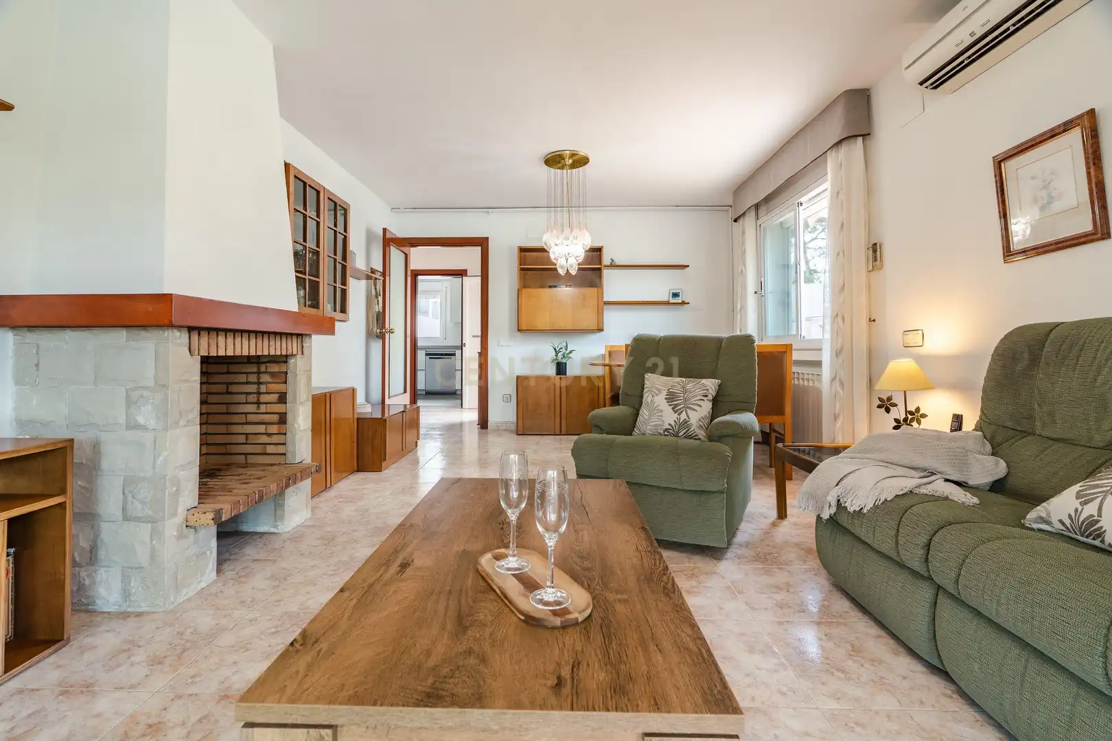 Sala de estar de Casa o chalet en venta en El Catllar  con Aire acondicionado y Trastero