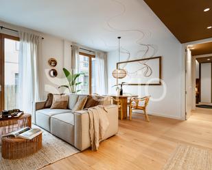 Living room of Apartment to rent in  Barcelona Capital  with Air Conditioner, Heating and Furnished