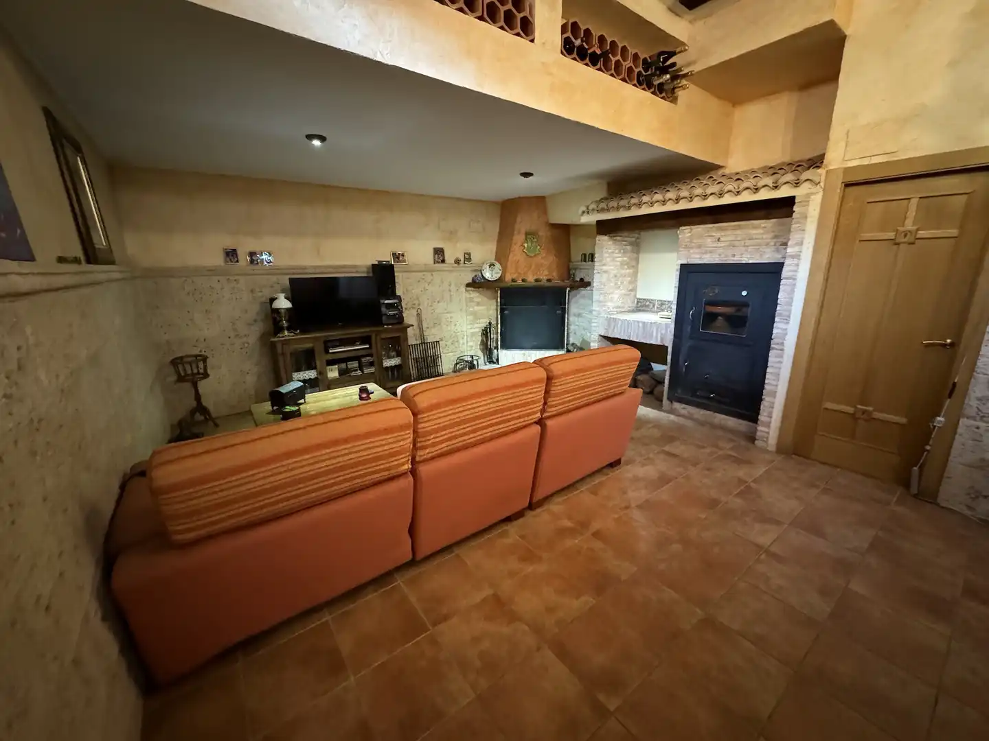 Sala d'estar de Casa adosada en venda en Villena amb Aire condicionat, Calefacció i Terrassa