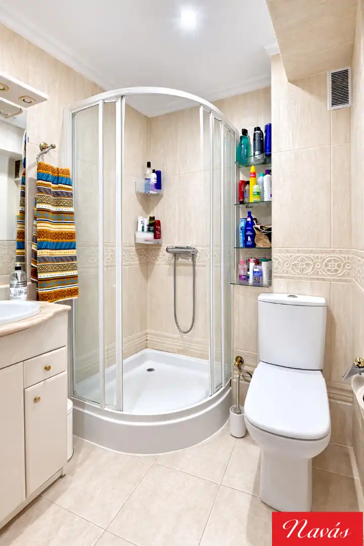 Bathroom of Flat for sale in Vigo   with Heating, Parquet flooring and Storage room