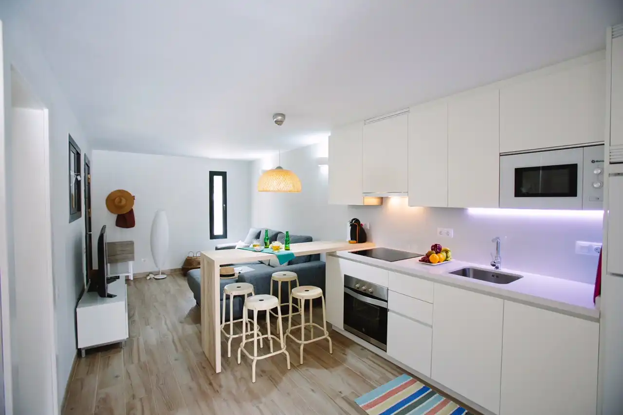 Cocina de Apartamento en venta en San Bartolomé de Tirajana con Aire acondicionado, Jardín privado y Terraza