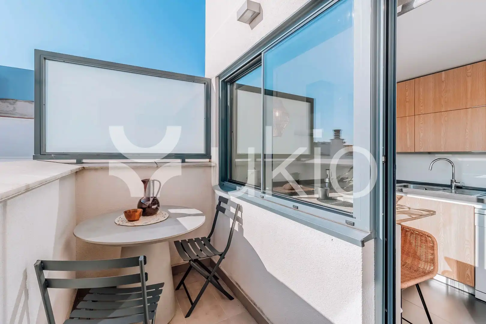 Balcony of Flat for rent in Madrid  with Air Conditioner, Terrace and Furnished