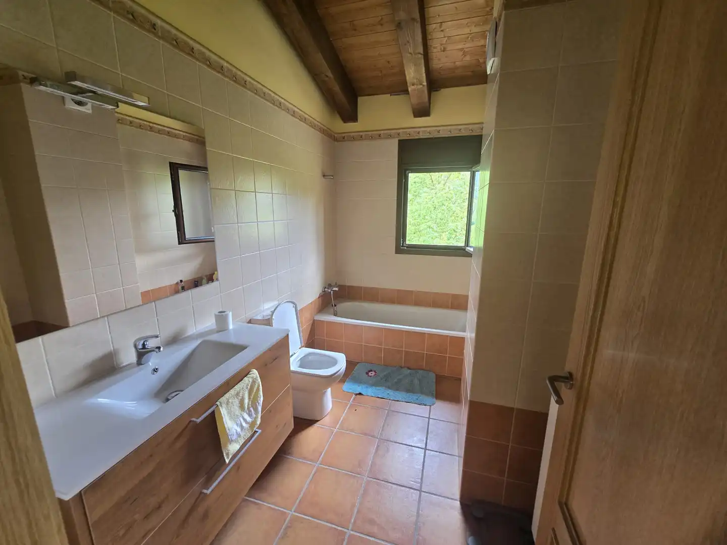 Bany de Casa o xalet en venda en Vallfogona de Ripollès amb Calefacció, Jardí privat i Parquet