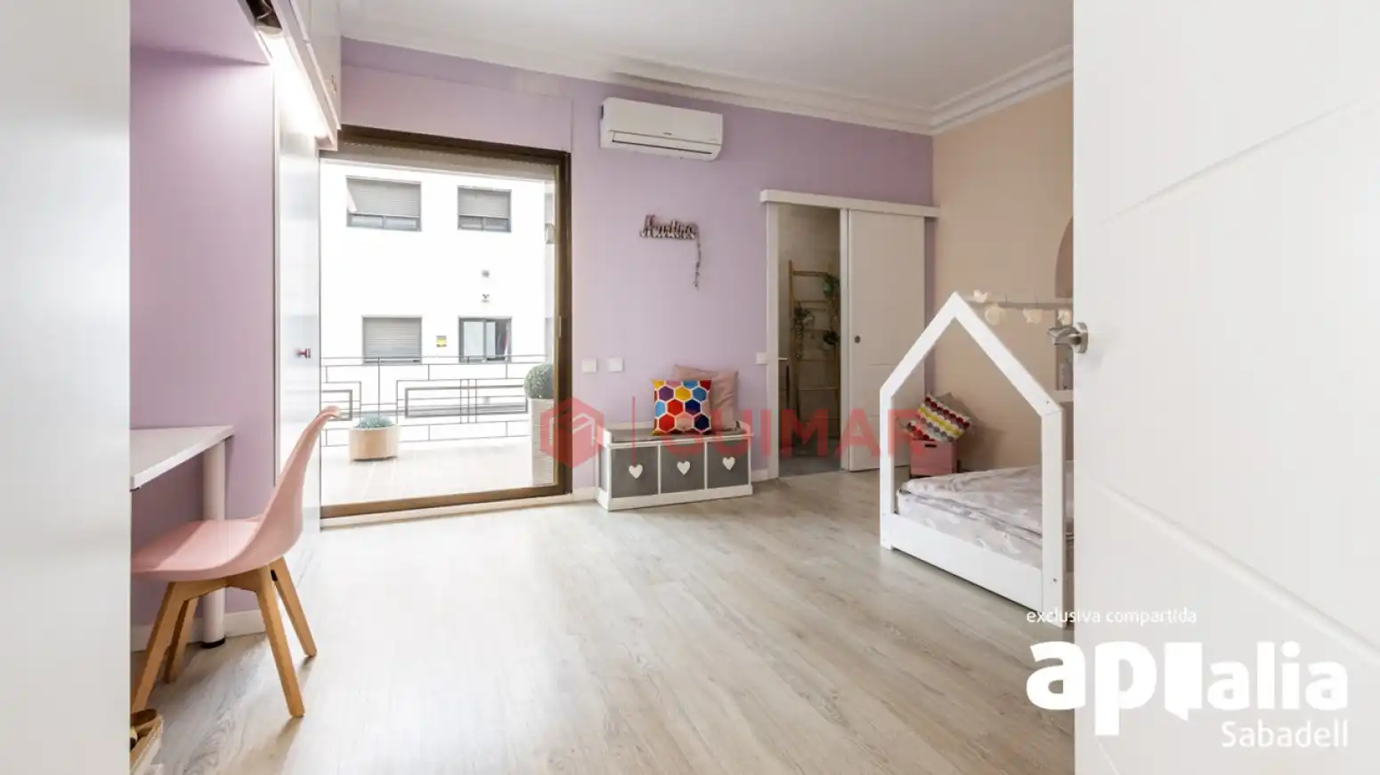 Bedroom of Flat for sale in Sabadell  with Air Conditioner, Heating and Private garden