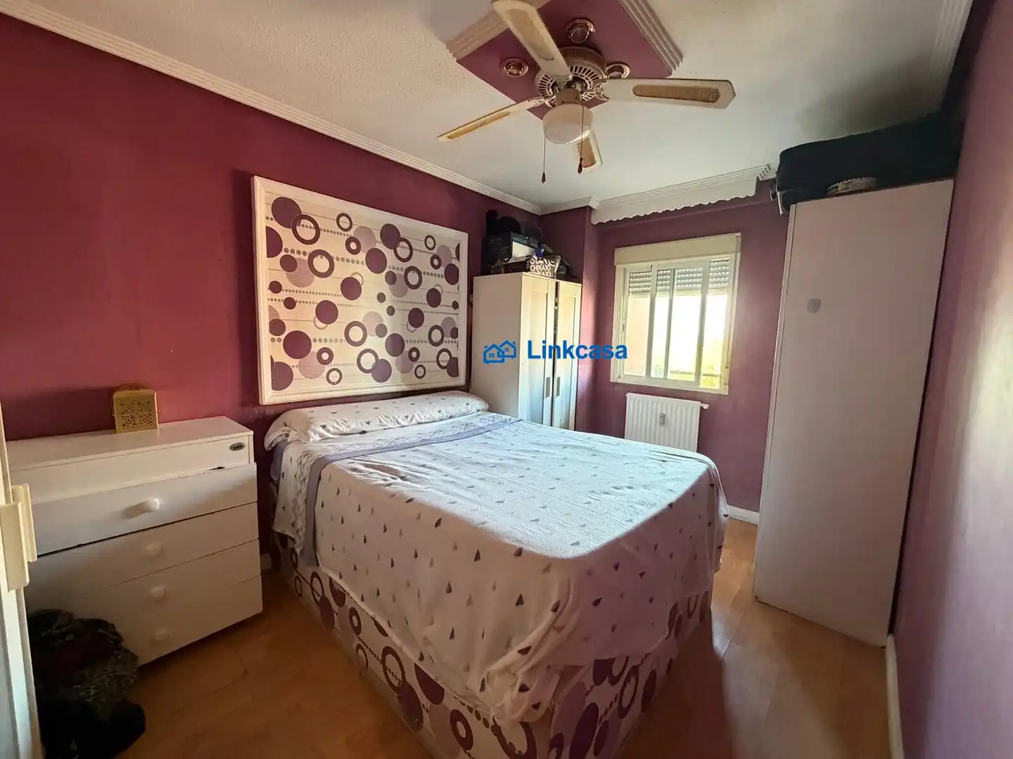 Bedroom of Flat for sale in Móstoles  with Air Conditioner, Heating and Terrace