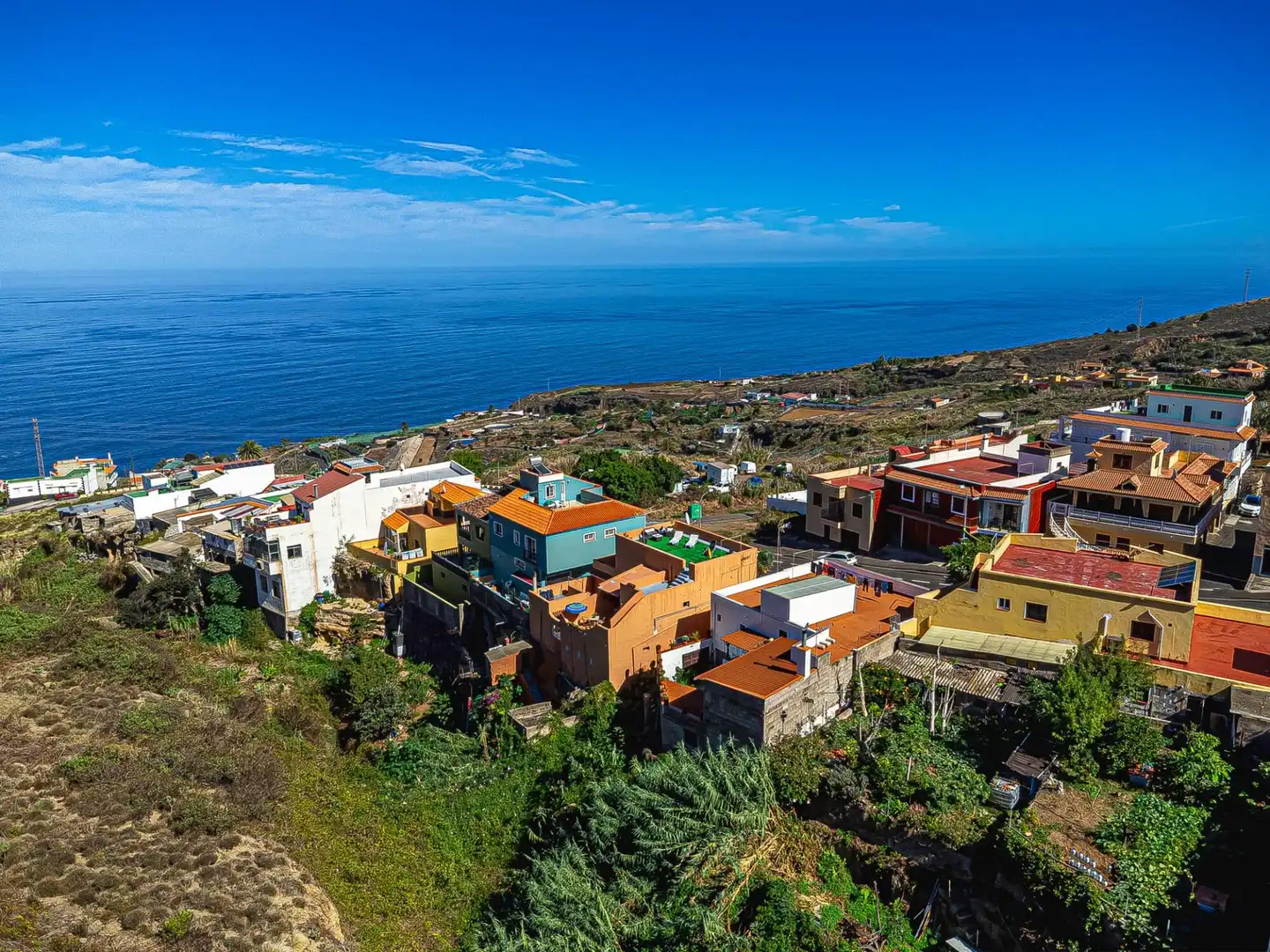 Vista exterior de Casa o chalet en venta en San Juan de la Rambla con Terraza, Trastero y Amueblado