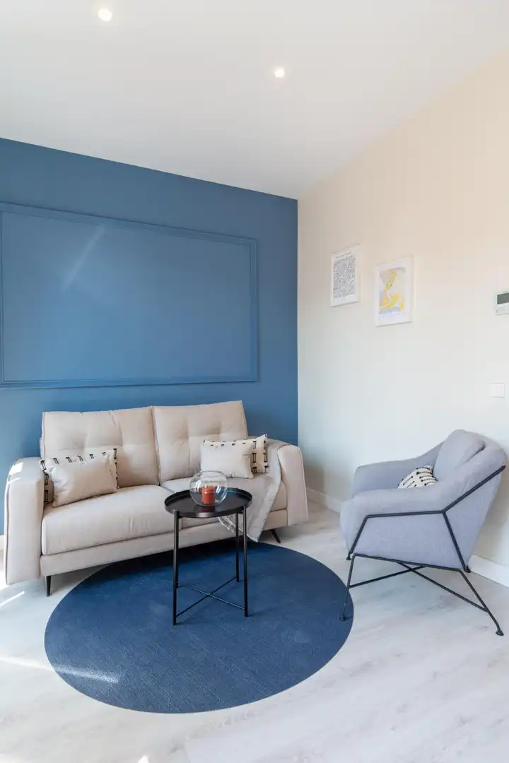 Living room of Study for rent in Madrid  with Air Conditioner, Heating and Furnished