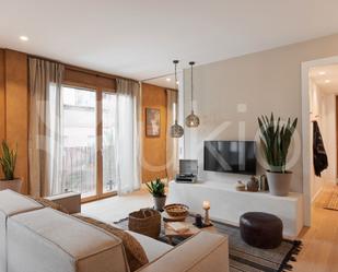 Living room of Flat to rent in  Barcelona Capital  with Air Conditioner, Terrace and Swimming Pool