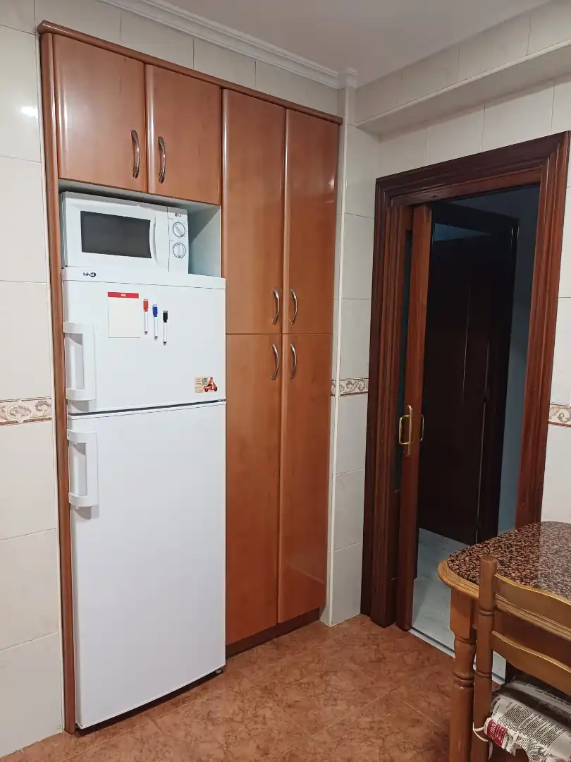 Kitchen of Apartments for rent in Gijón   with Heating, Furnished and Internet