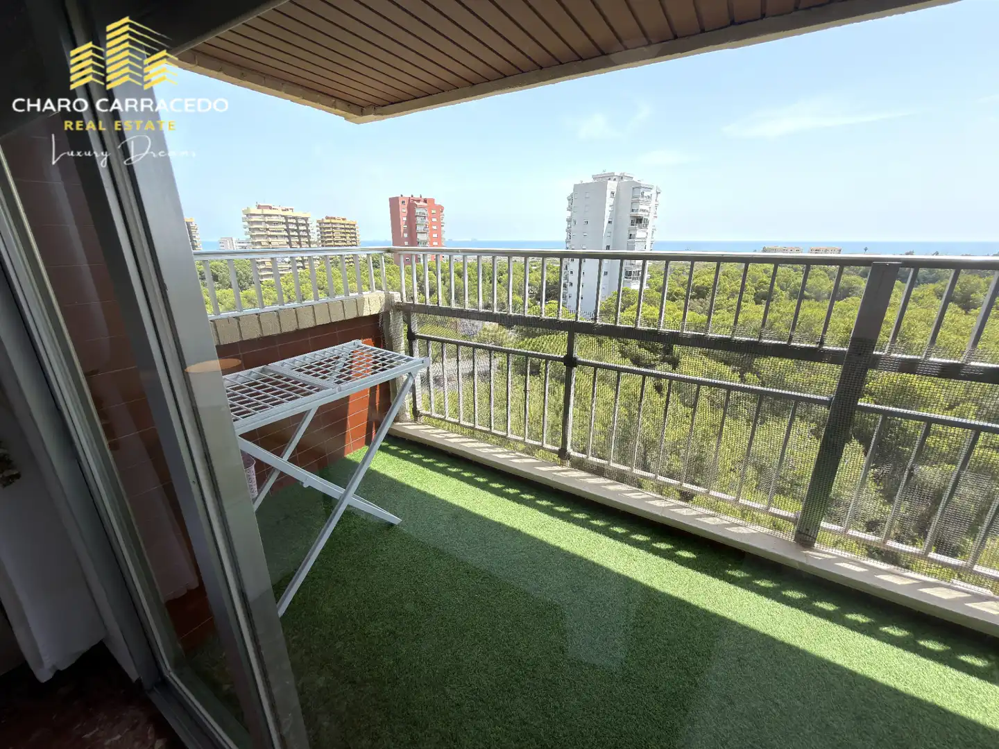 Terrassa de Pis de lloguer en Valencia amb Aire condicionat, Jardí privat i Terrassa