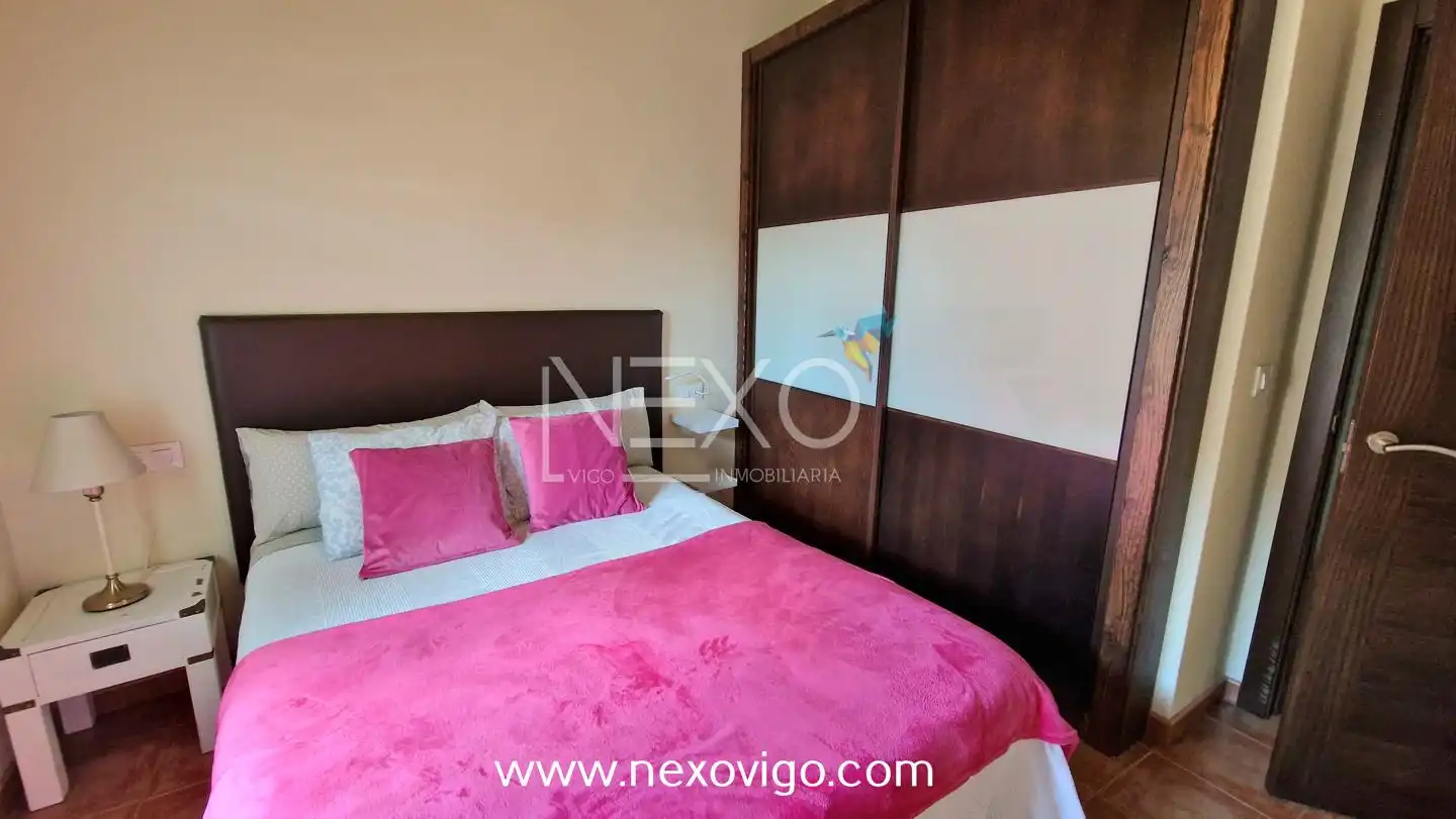 Habitación de Casa o chalet en venta en Moaña con Jardín privado, Terraza y Amueblado