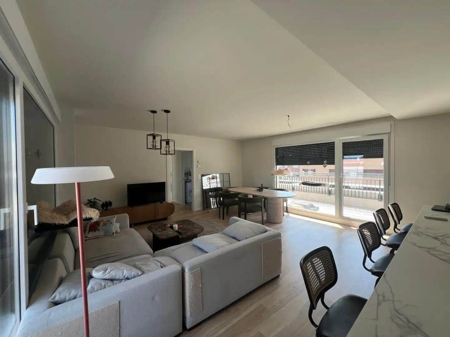 Living room of Flat for sale in Lardero  with Heating, Private garden and Parquet flooring