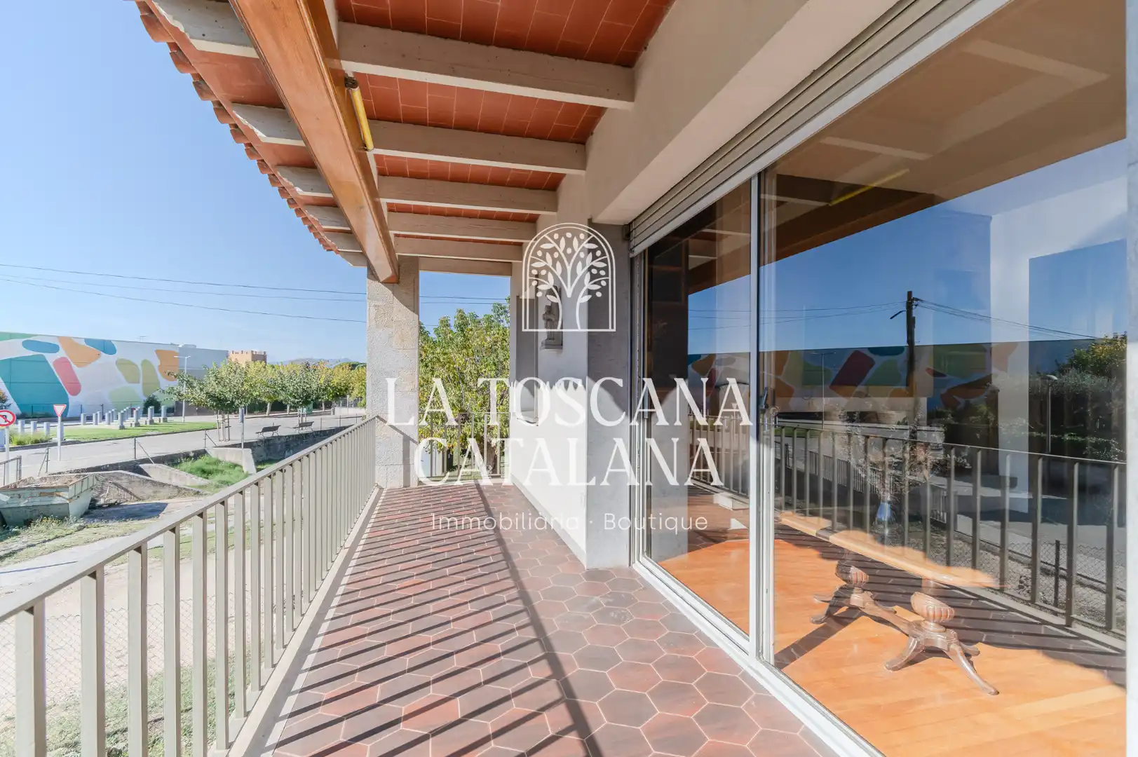 Terraza de Casa o chalet en venta en Caldes de Malavella con Calefacción, Jardín privado y Parquet