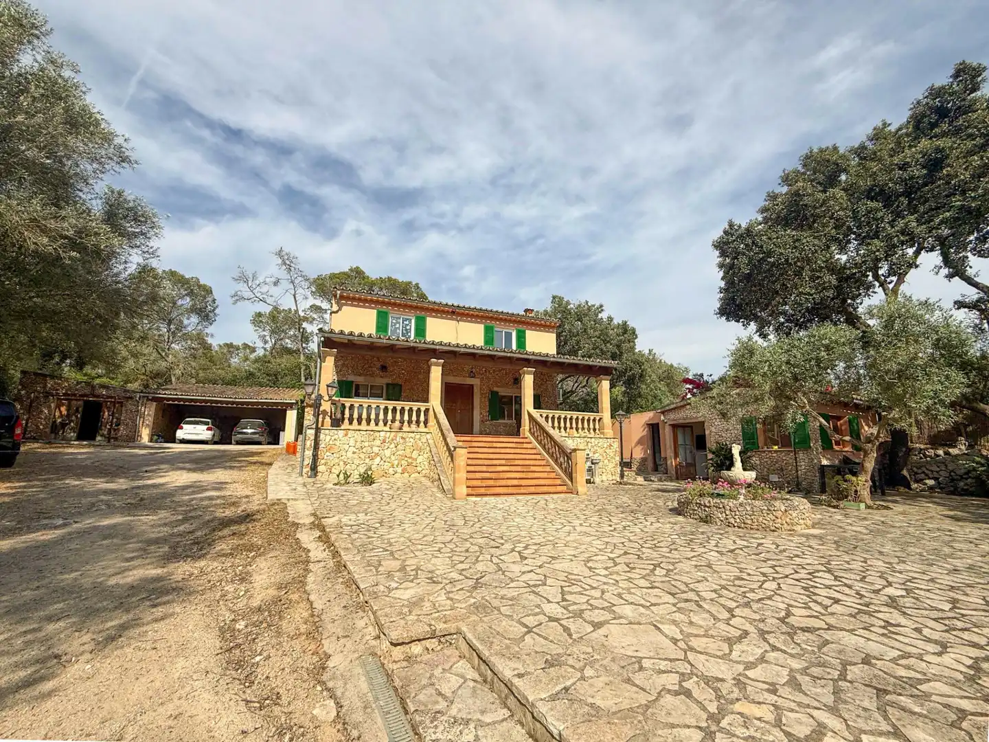Vista exterior de Finca rústica en venta en Sencelles con Aire acondicionado, Jardín privado y Terraza