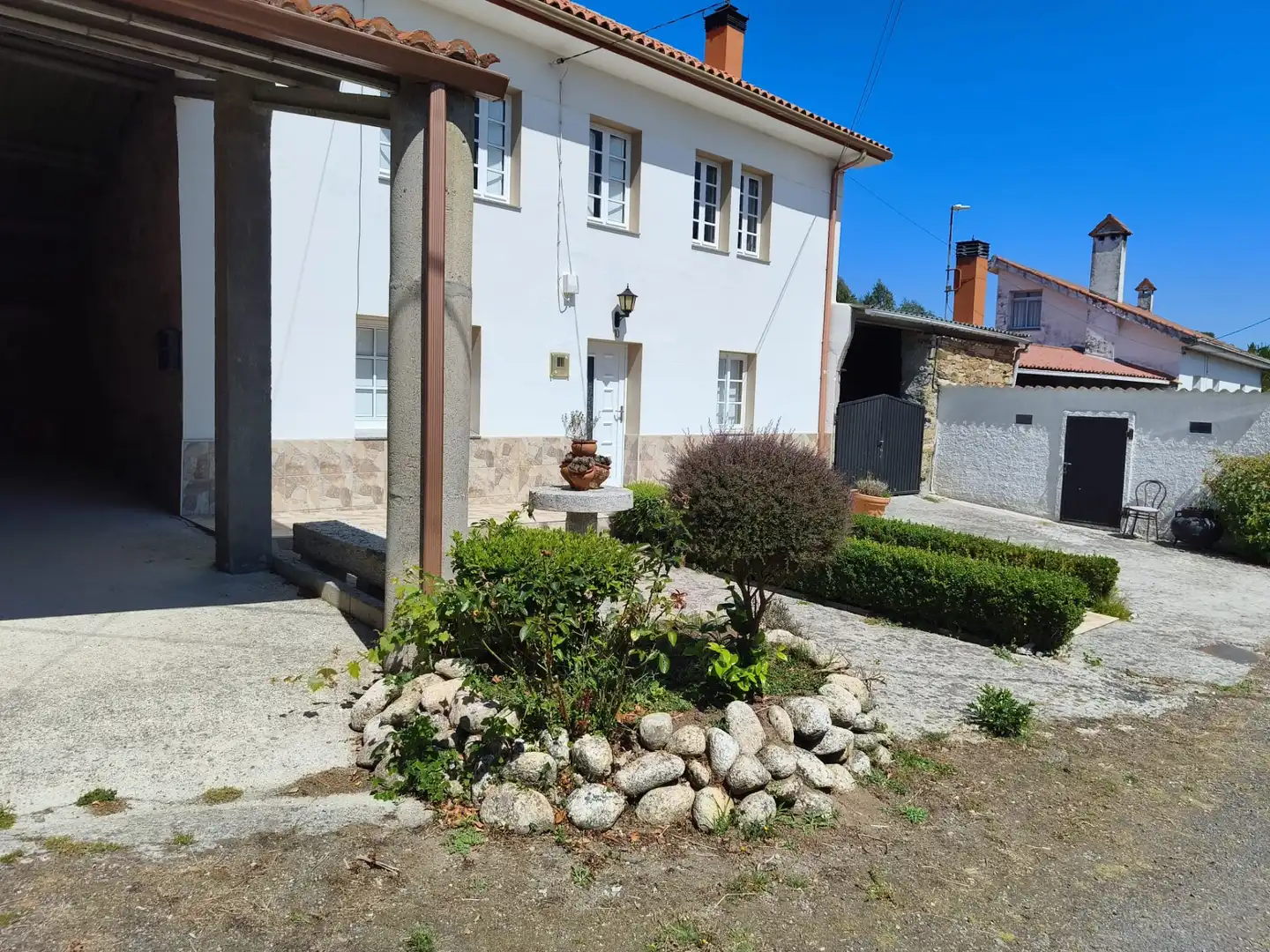 Vista exterior de Casa o chalet en venta en Ponteceso con Calefacción, Jardín privado y Terraza