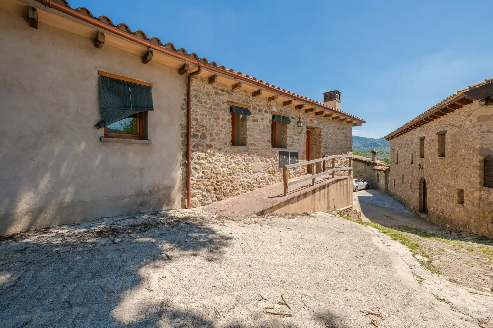 Vista exterior de Finca rústica en venda en Mieres (Girona)