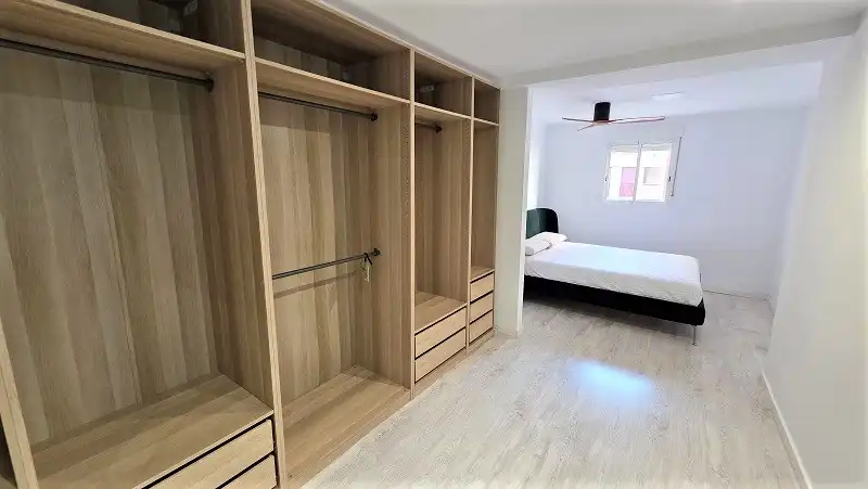 Bedroom of Flat for rent in Elche / Elx  with Parquet flooring, Furnished and Oven