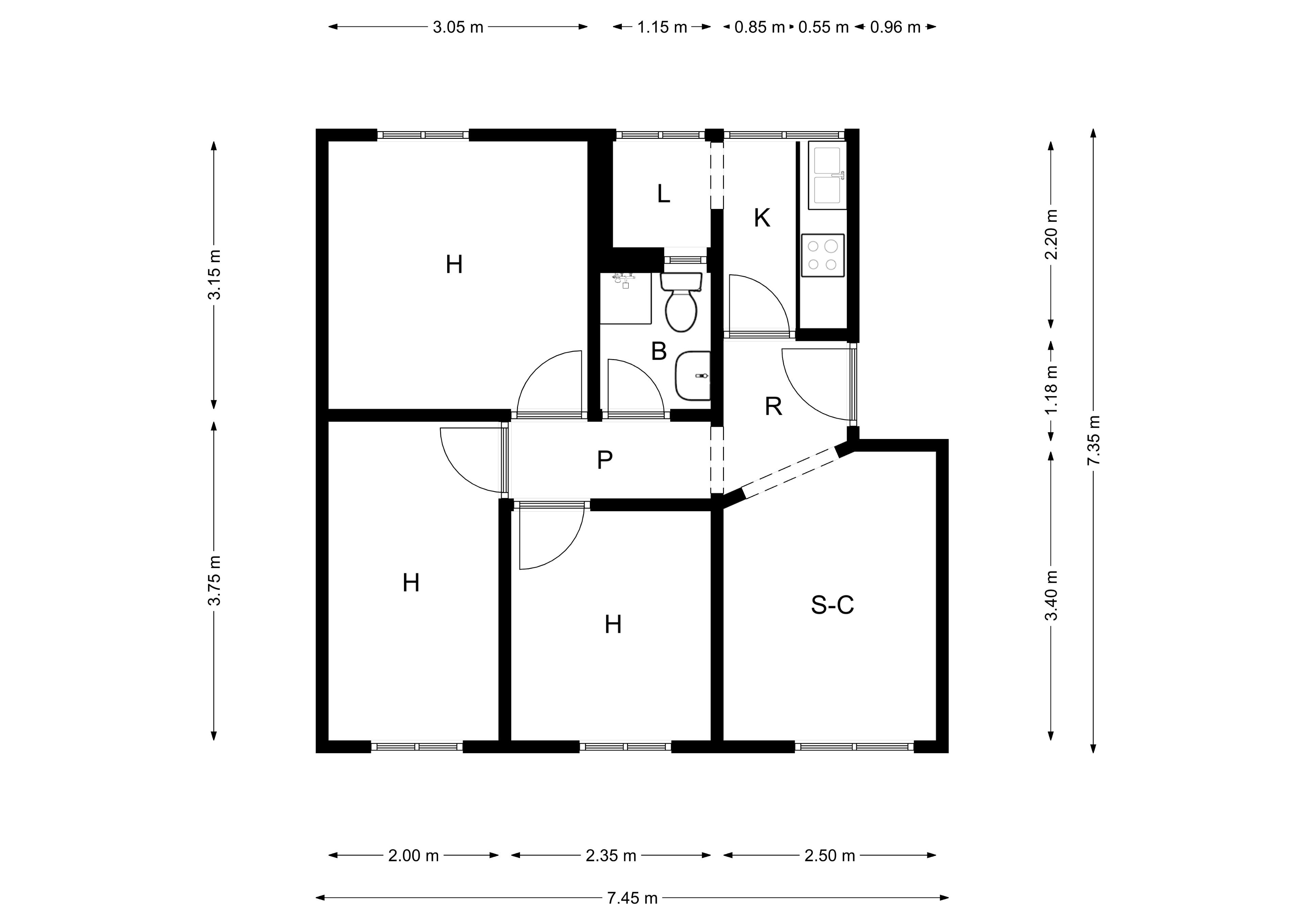 Flat for sale in  Barcelona Capital