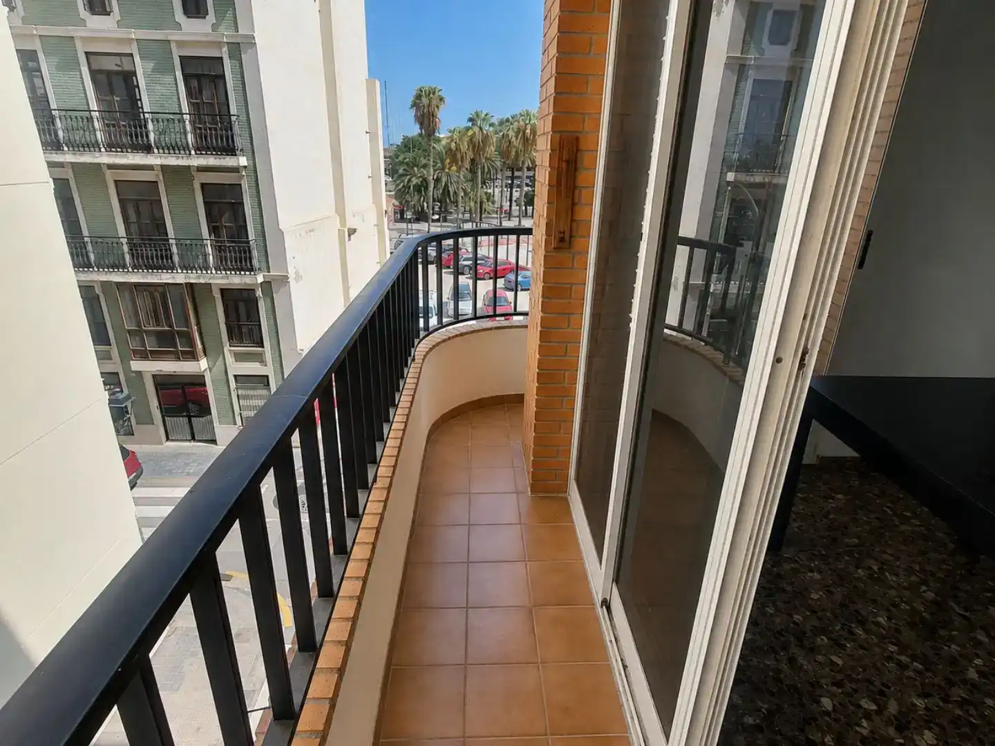 Balcony of Flat for rent in  Valencia Capital  with Air Conditioner and Balcony