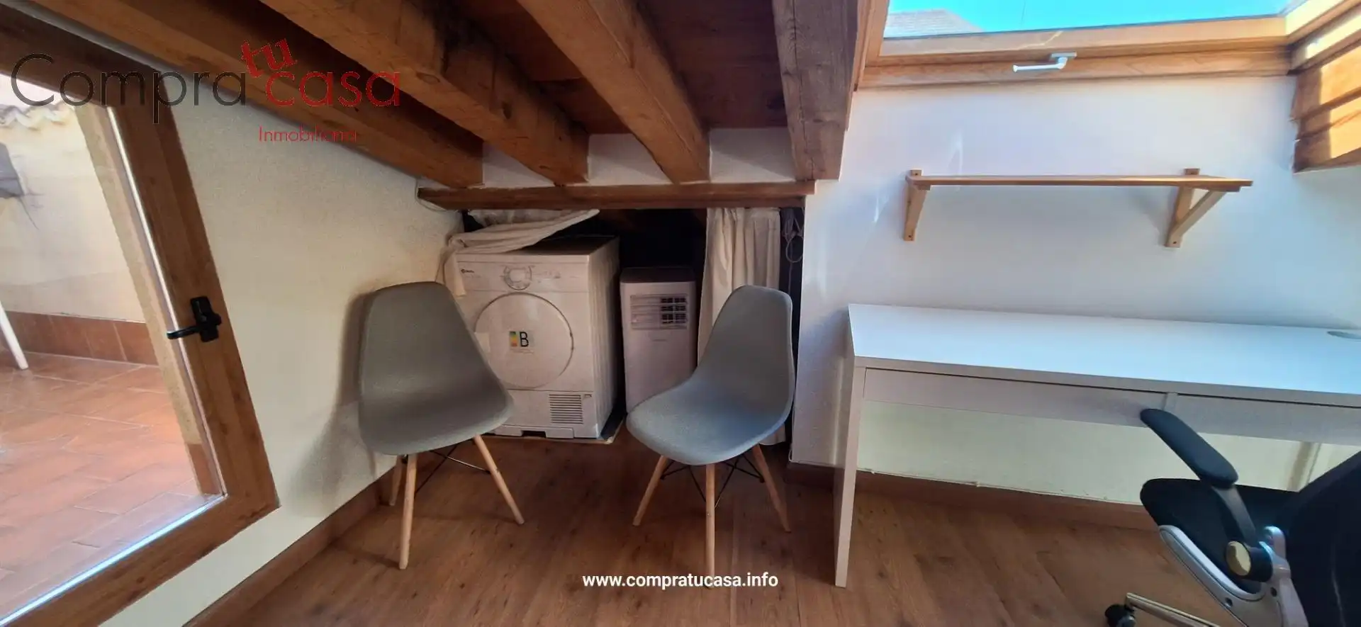 Terraza de Apartamento de alquiler en Segovia con Calefacción, Terraza y Amueblado