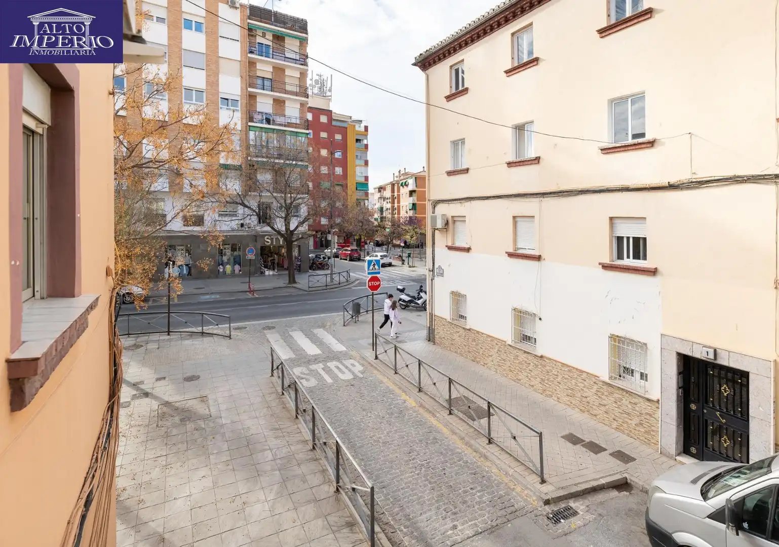 Exterior view of Flat for sale in Granada  with Air Conditioner, Terrace and Balcony