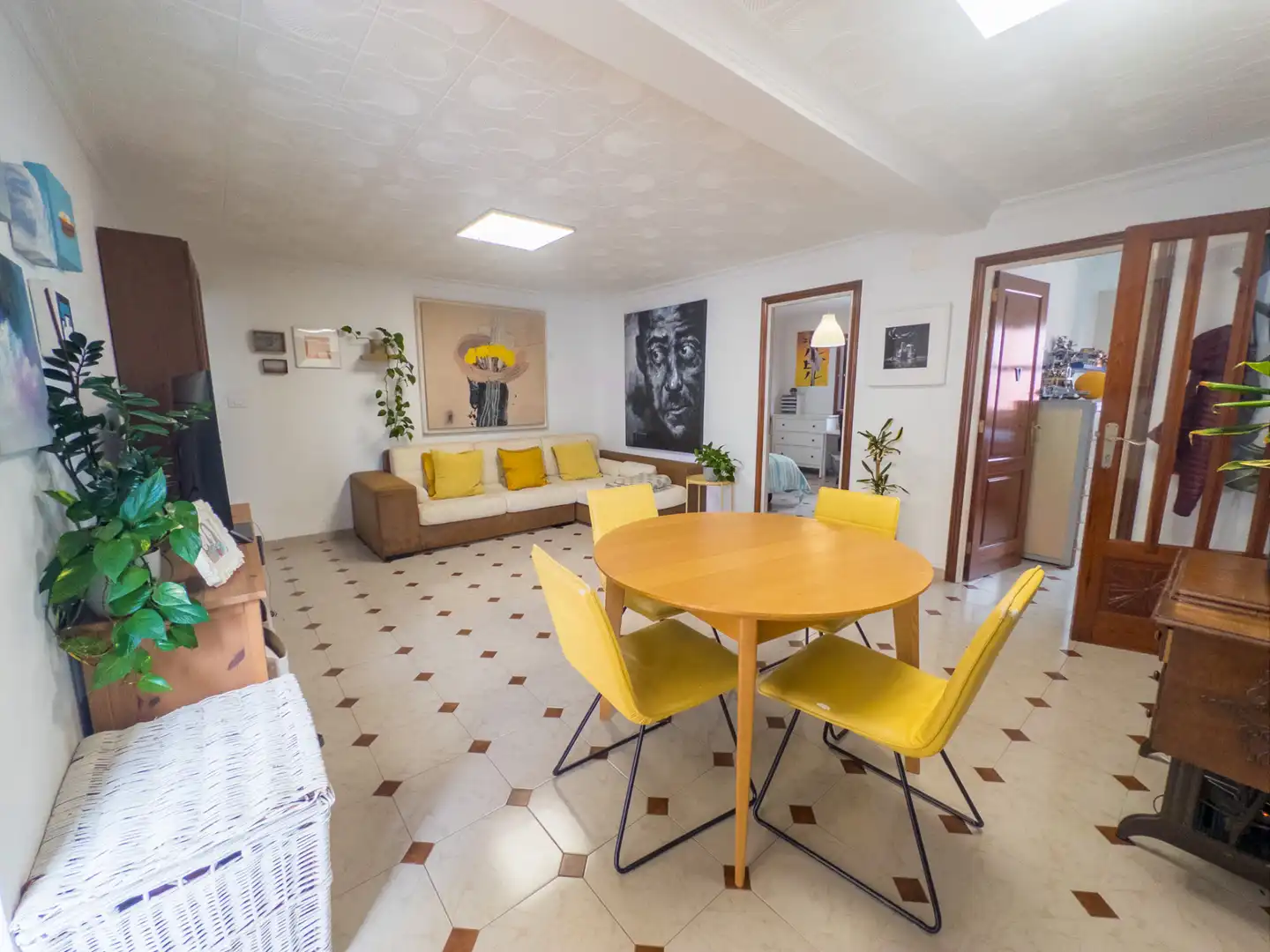 Living room of Houses for sale in San Cristóbal de la Laguna  with Terrace, Storage room and Furnished