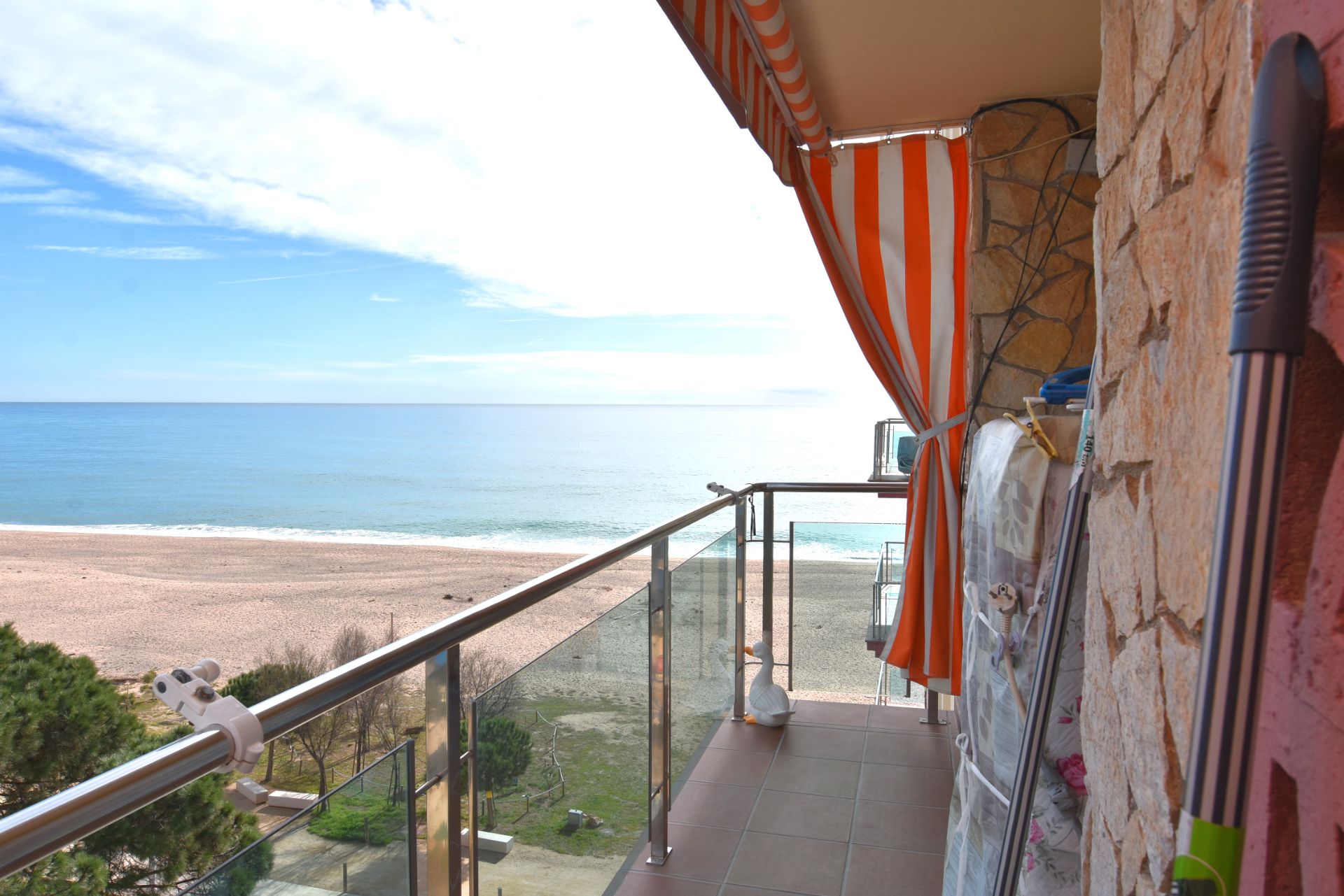 Bedroom of Flat for sale in Santa Susanna  with Air Conditioner, Balcony and Community pool