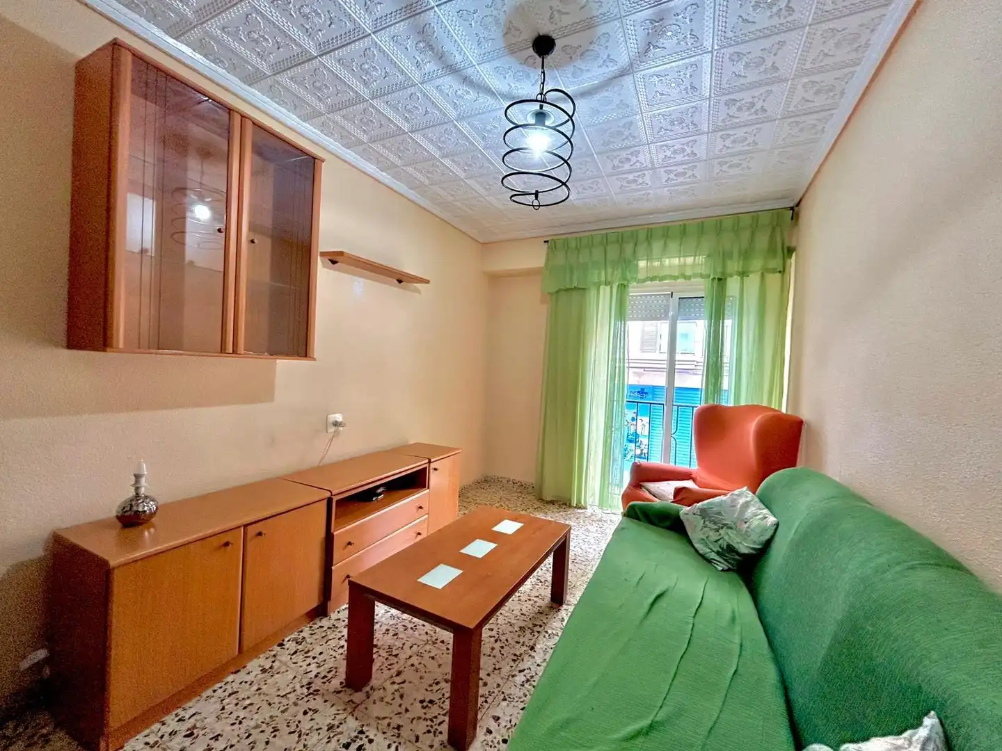 Wohnzimmer von Wohnung zum Verkauf in Elche / Elx mit Klimaanlage und Möbliert
