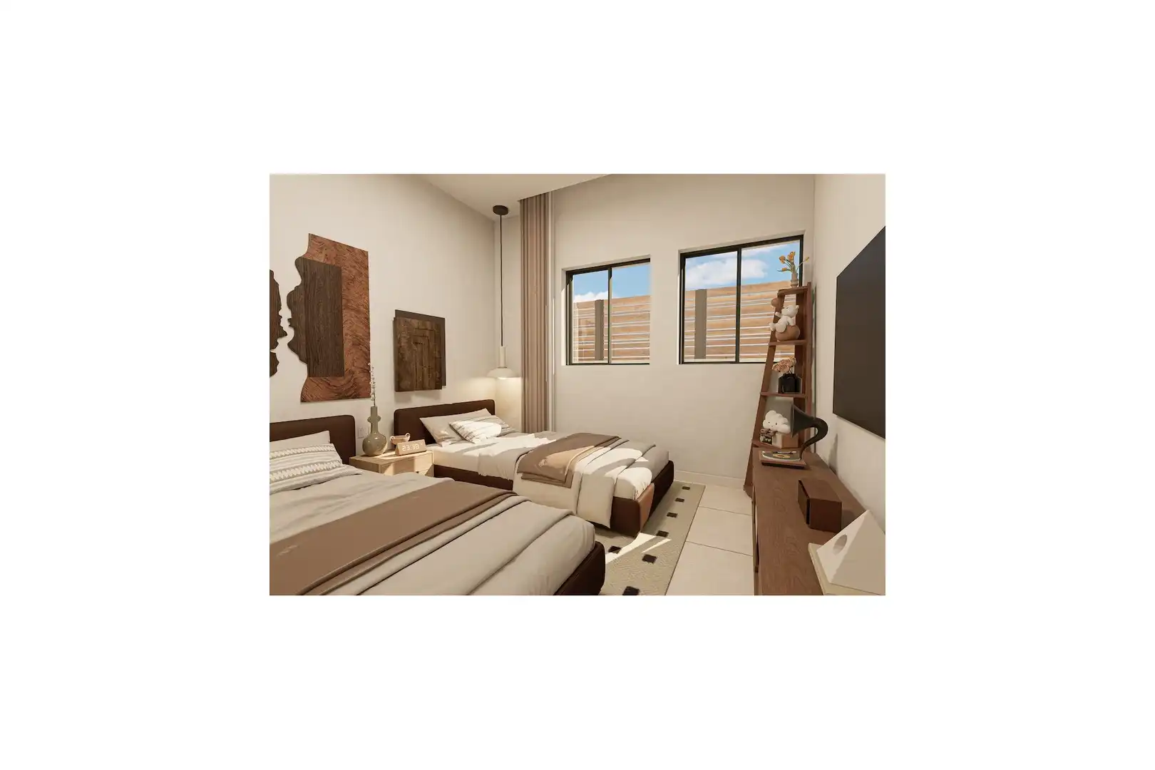 Bedroom of Flat for sale in Fuente Álamo de Murcia  with Air Conditioner, Private garden and Terrace
