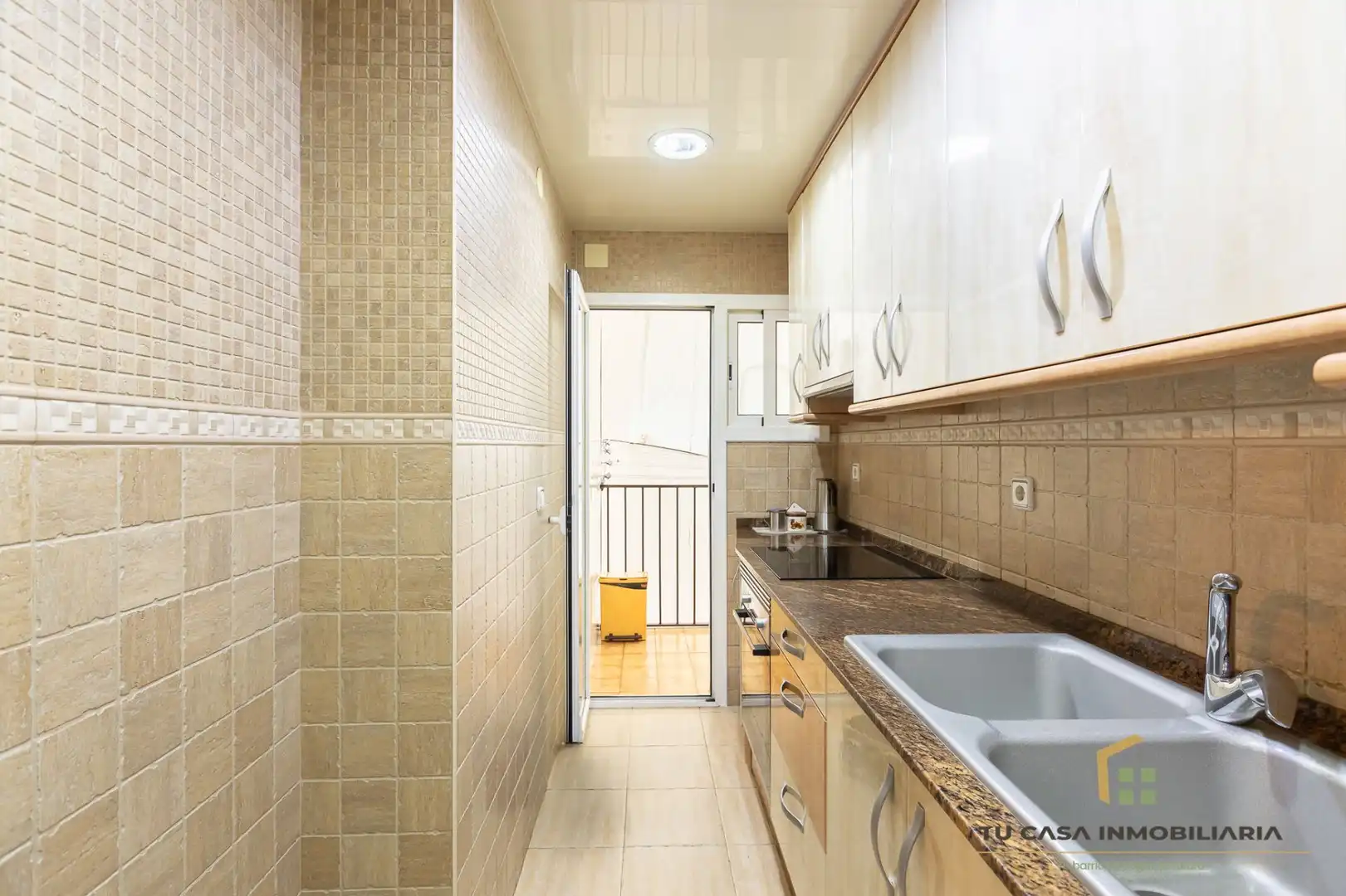 Küche von Wohnung zum Verkauf in Badalona mit Klimaanlage, Heizung und Möbliert